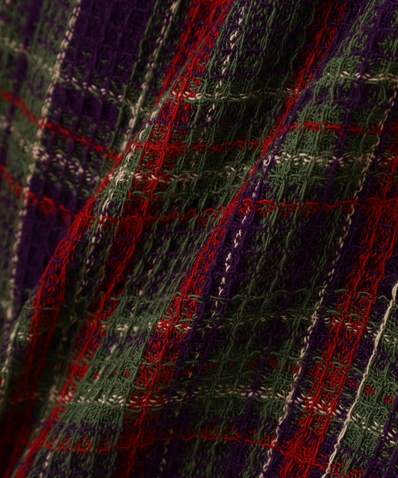 B omnivore/ビーオムニボー  PLAID PATTERN SHIRT
