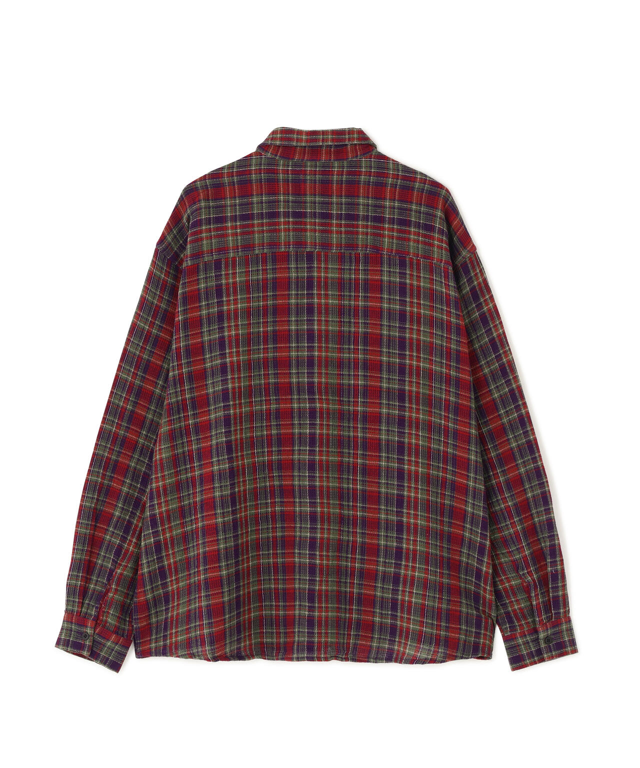 B omnivore/ビーオムニボー  PLAID PATTERN SHIRT