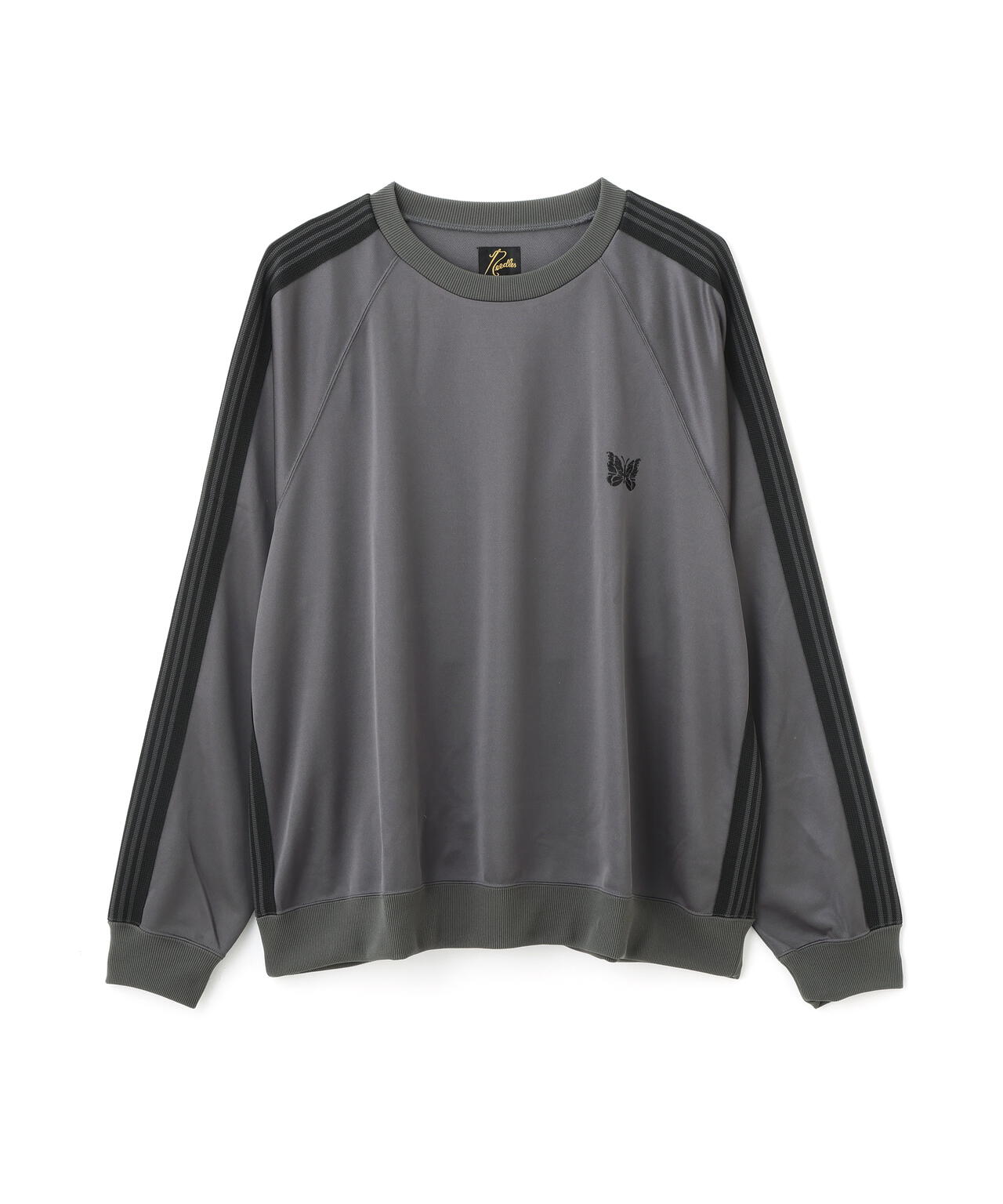 Needles/ニードルズ　別注Track Crew Neck Shirt - Poly Smooth