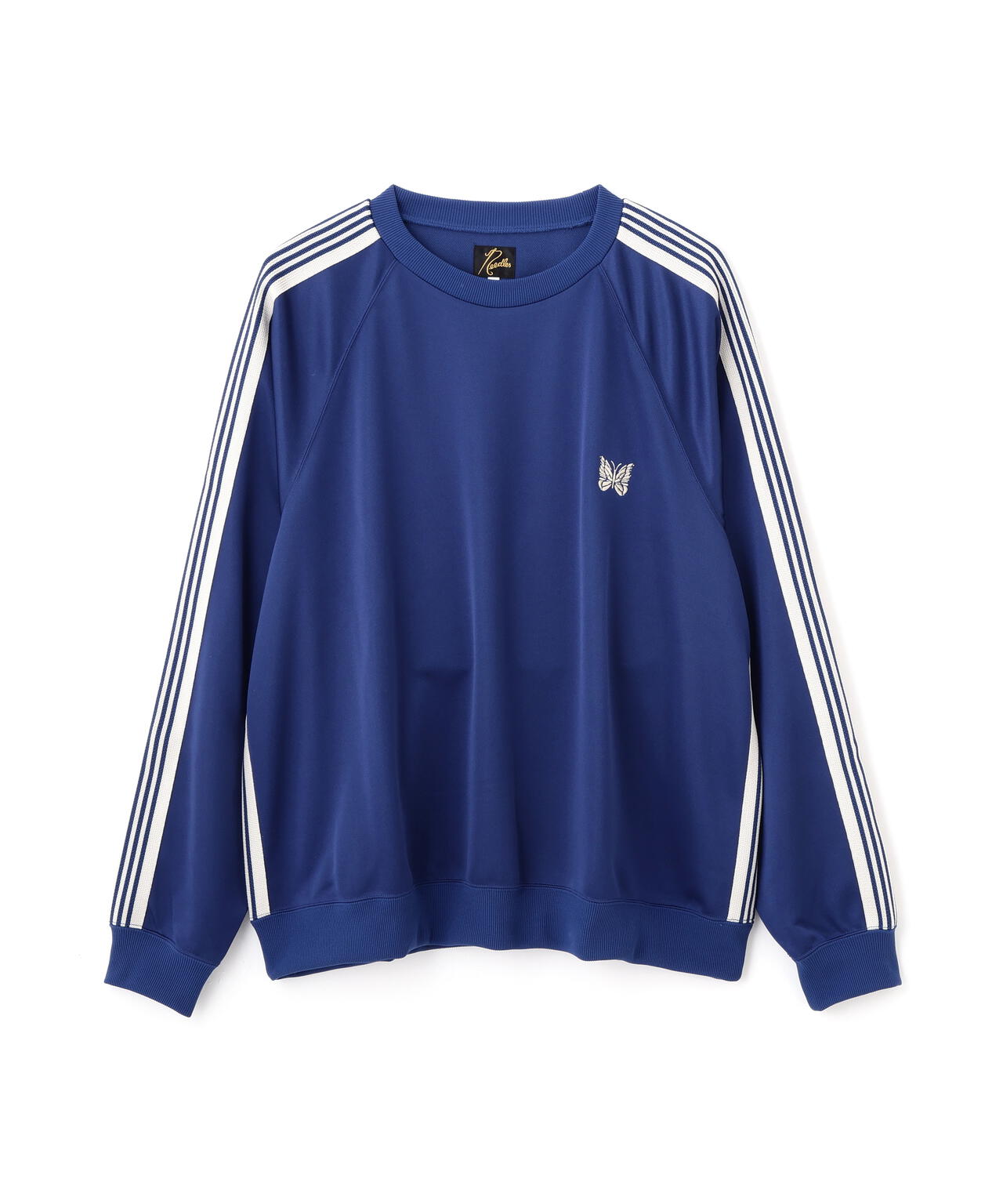 Needles/ニードルズ　別注Track Crew Neck Shirt - Poly Smooth
