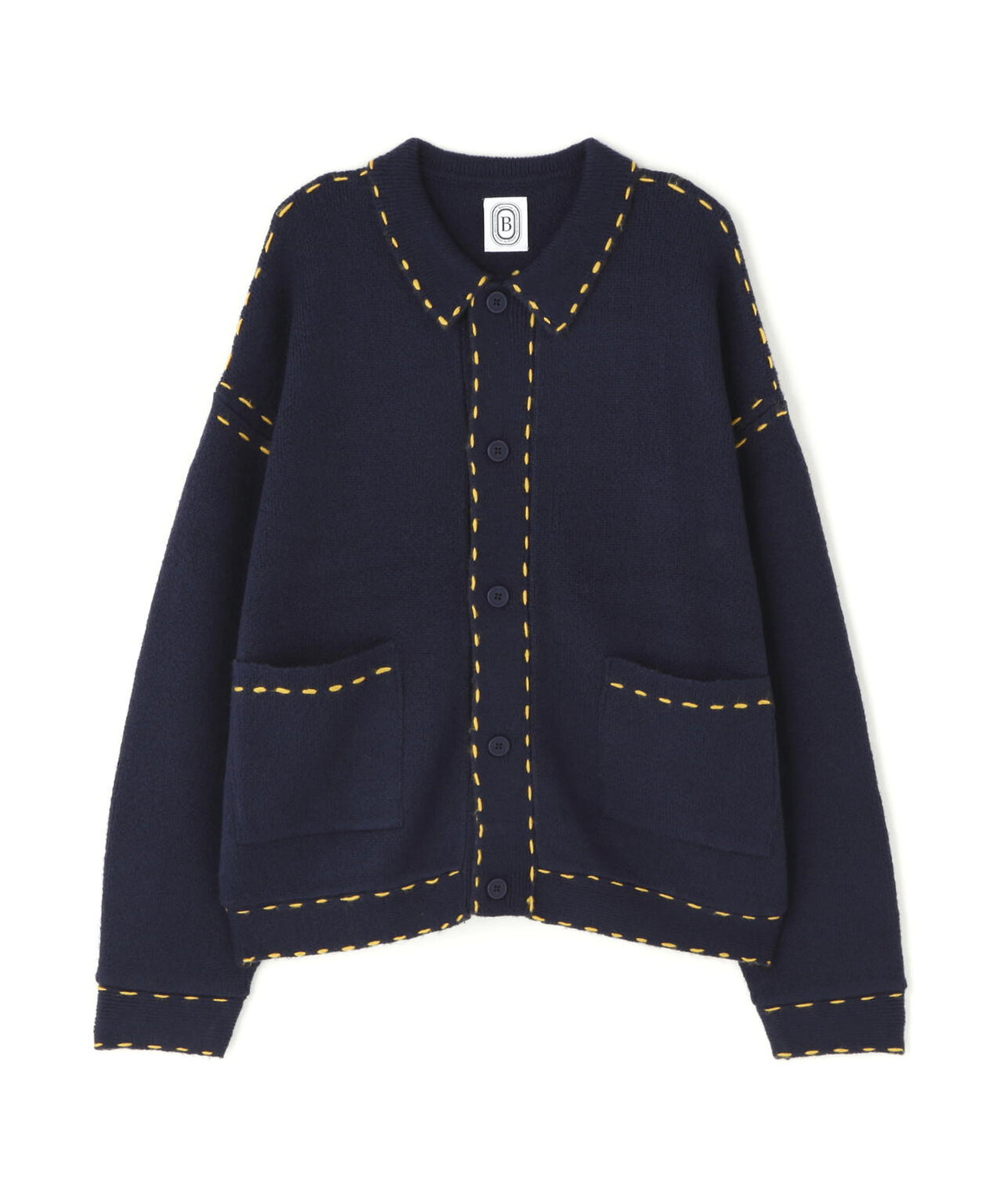 B omnivore/ビーオムニボー  HAND STITCH KNIT