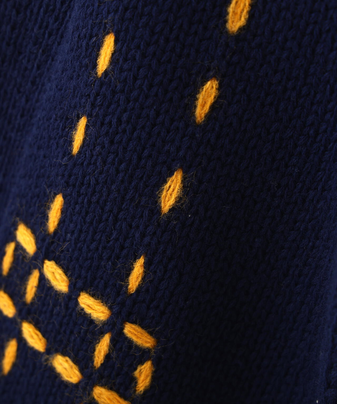 B omnivore/ビーオムニボー　HANDSTITCH CABLE KNIT JACKET ハンドステッチケーブルニットジャケット