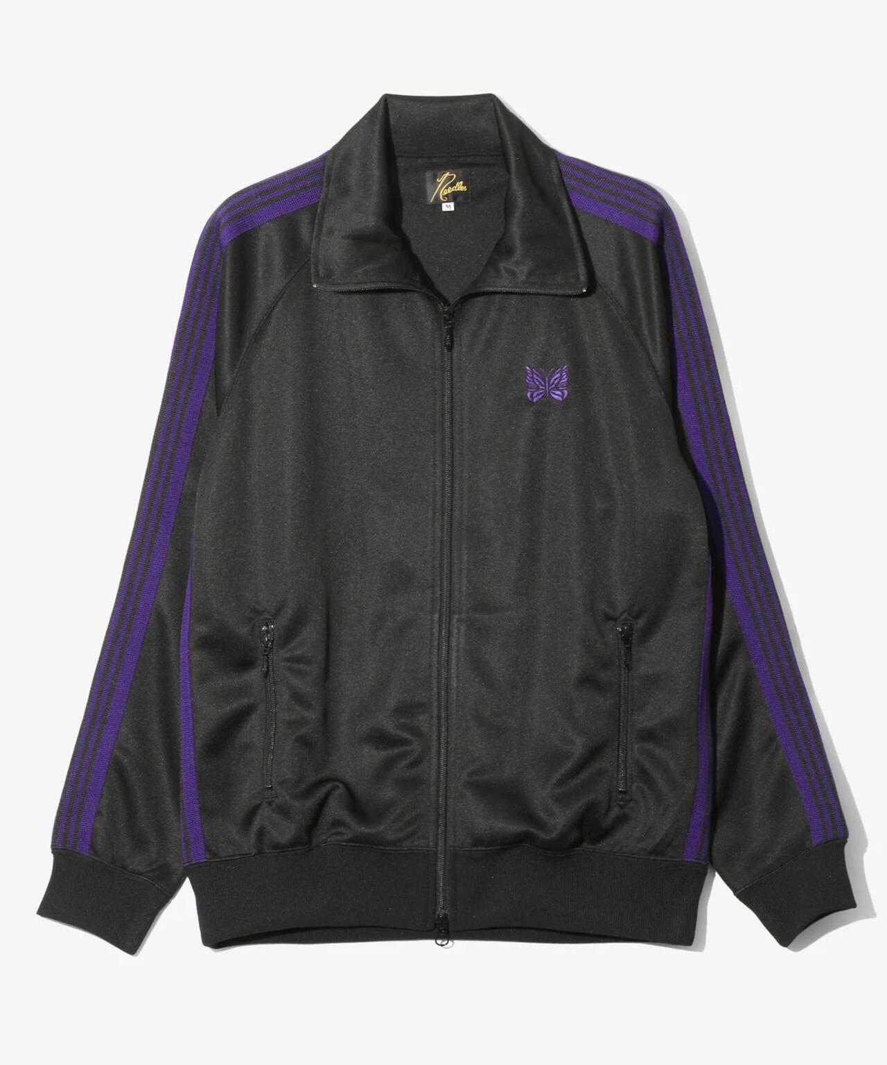 依*様 needles セットアップ　ブラック　パープル track jacke Needles/ニードルズ Track Jacket - Poly Smooth TY349C | BEAVER