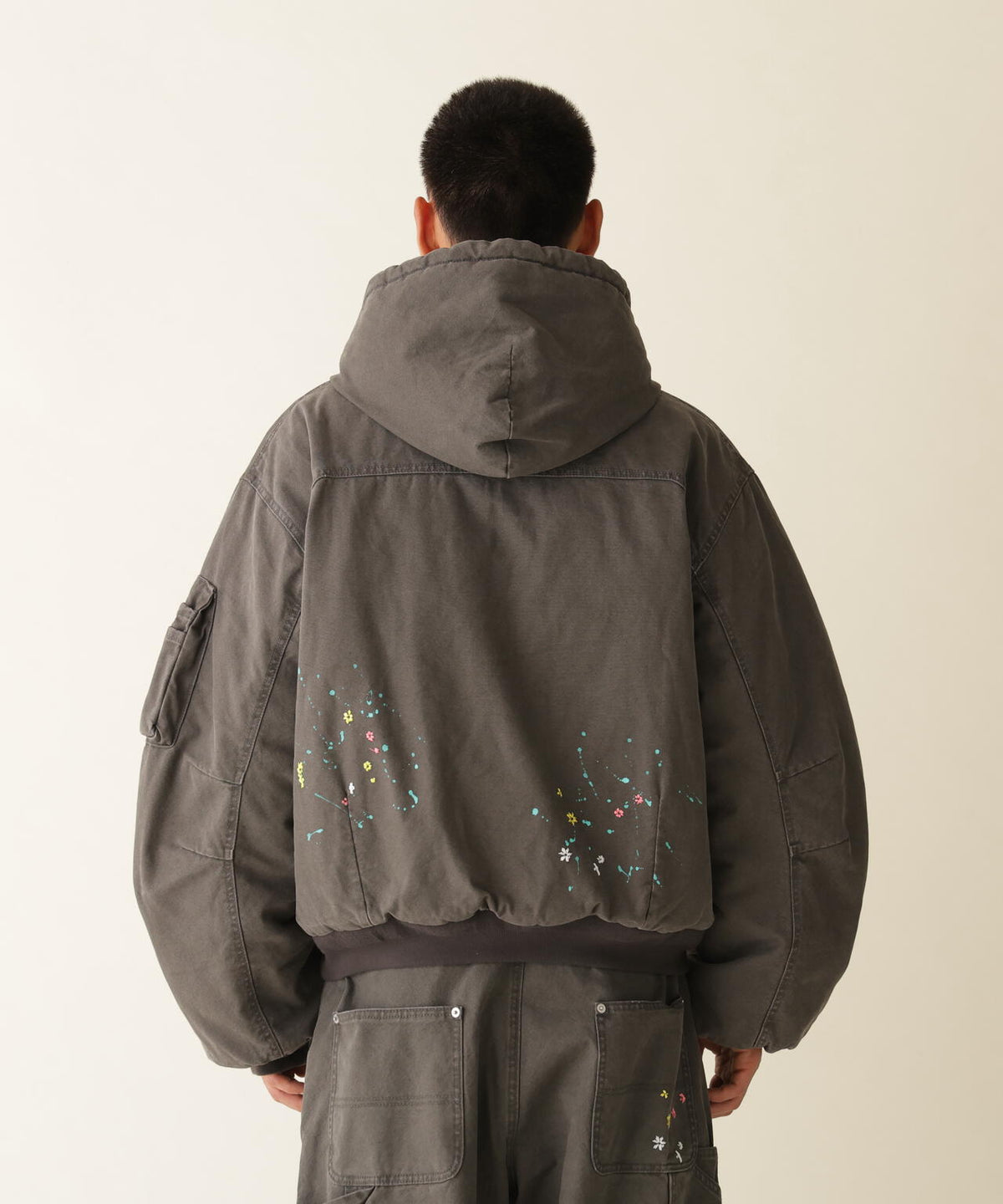 B omnivore/ビーオムニボー　DUCK HOOD JACKET ダックフードジャケット