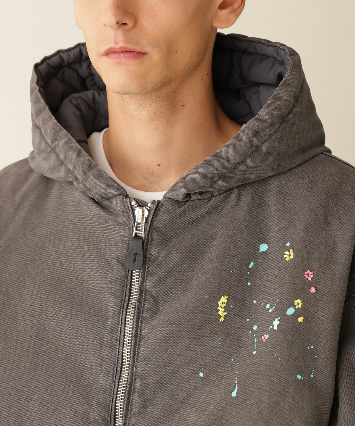 B omnivore/ビーオムニボー　DUCK HOOD JACKET ダックフードジャケット