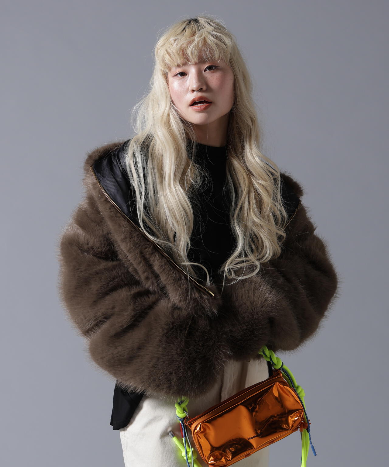 B omnivore/ビーオムニボー ECO FUR STAND BLOUSON | BEAVER（ビーバー