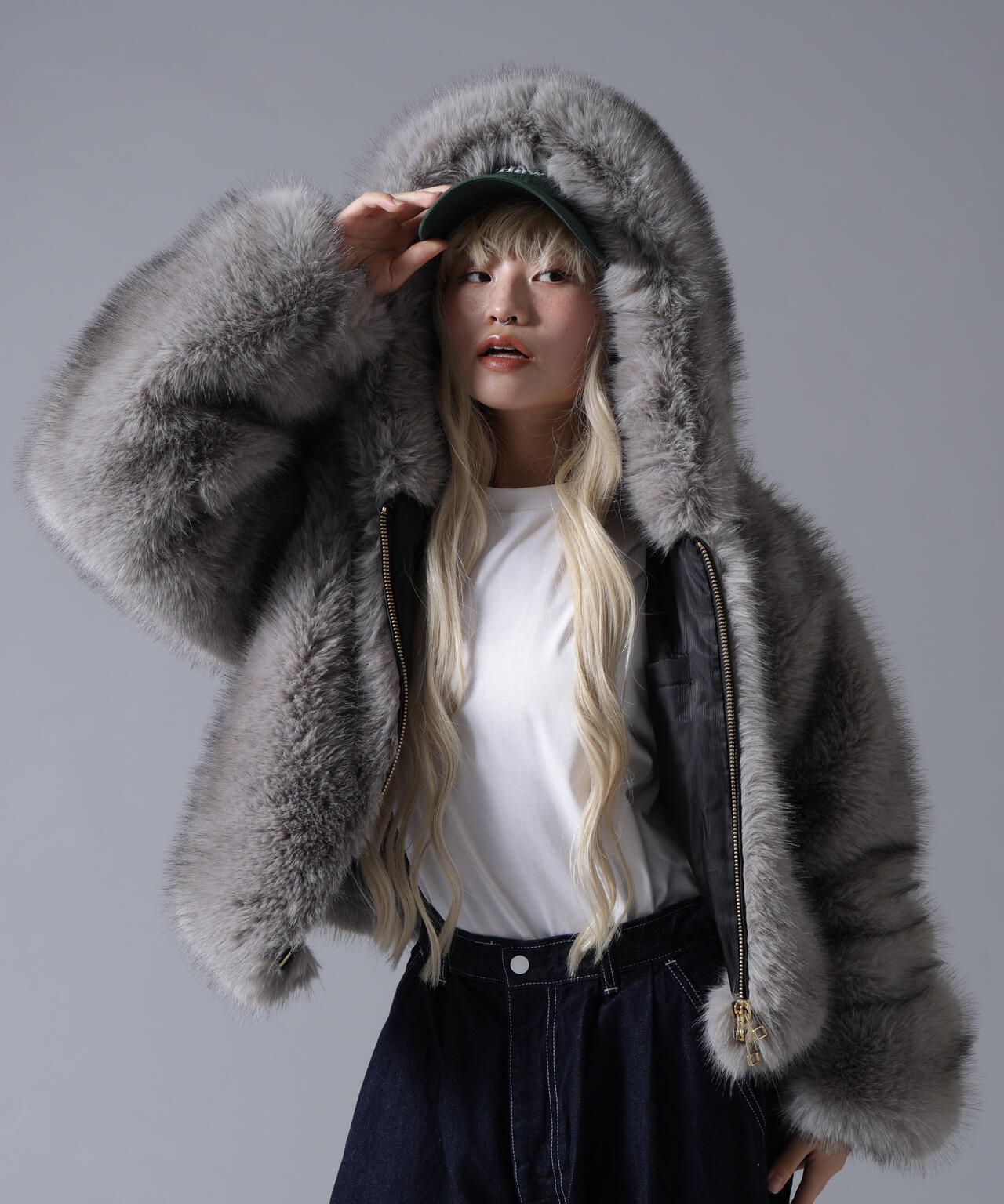 B omnivore/ビーオムニボー ECO FUR HOOD BLOUSON | BEAVER（ビーバー