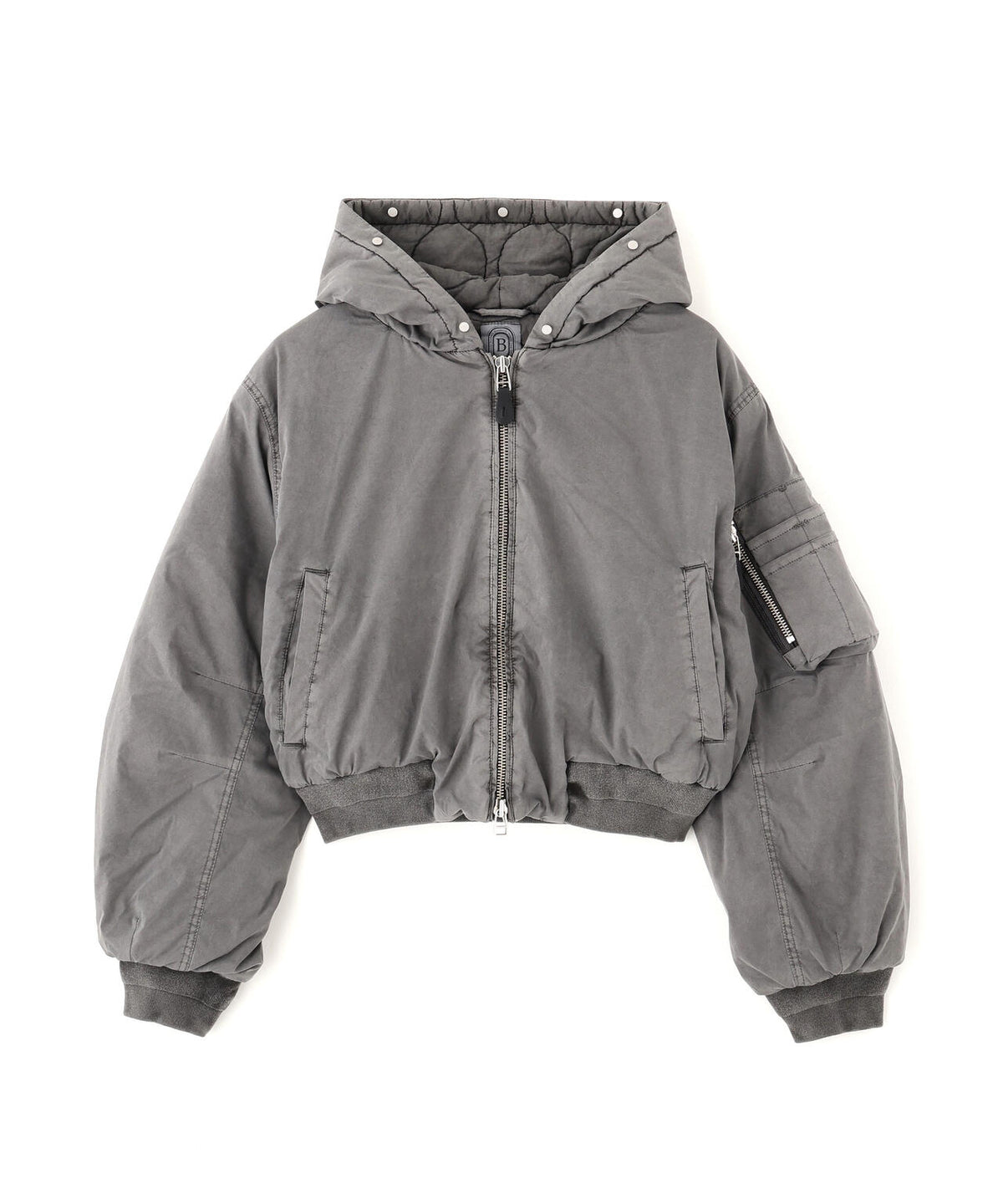 B omnivore/ビーオムニボー　COTTON NYLON FUR BLOUSON