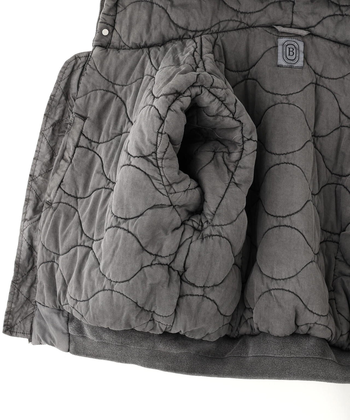 B omnivore/ビーオムニボー　COTTON NYLON FUR BLOUSON