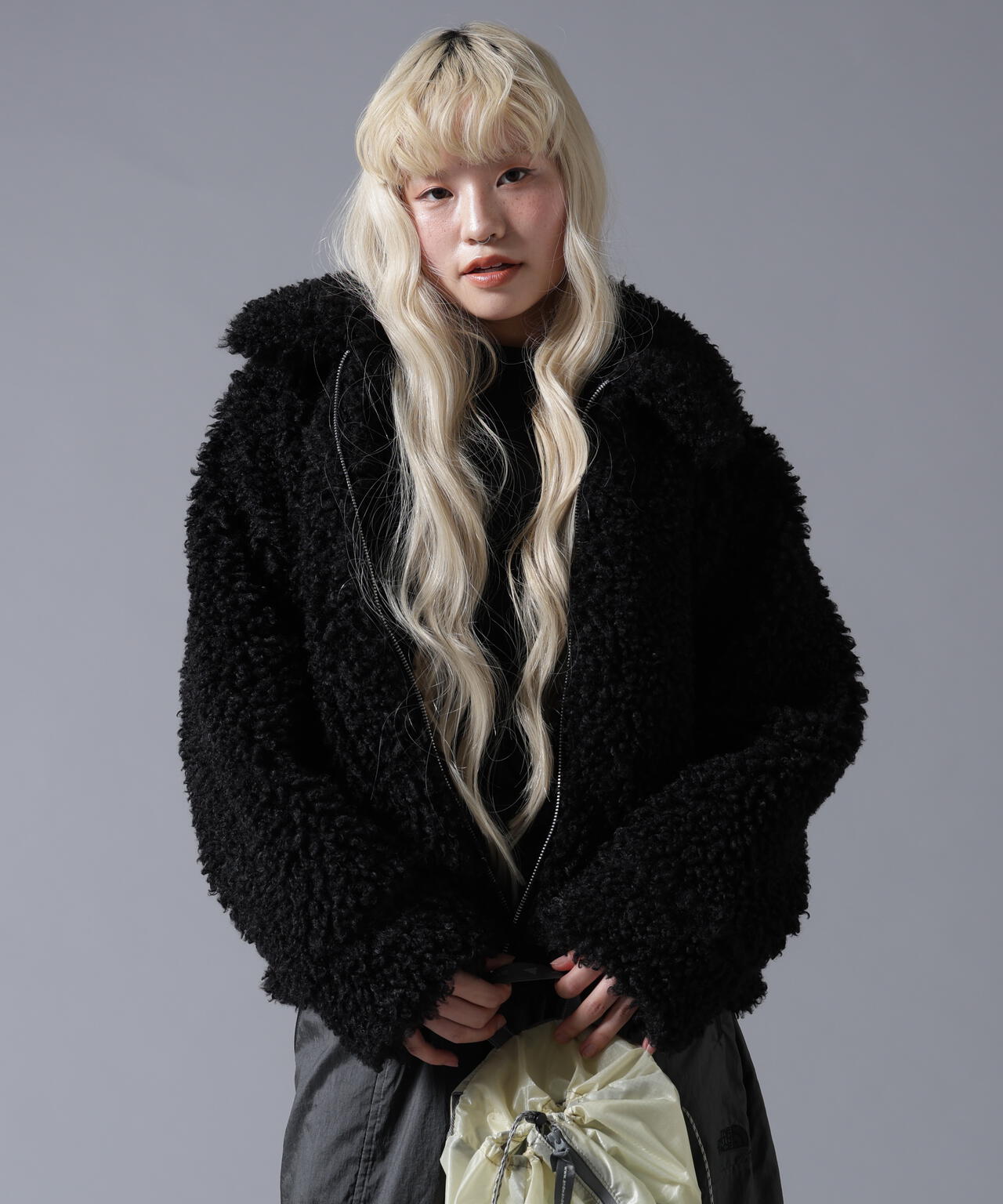B omnivore/ビーオムニボー BOA COLLAR BLOUSON | BEAVER（ビーバー