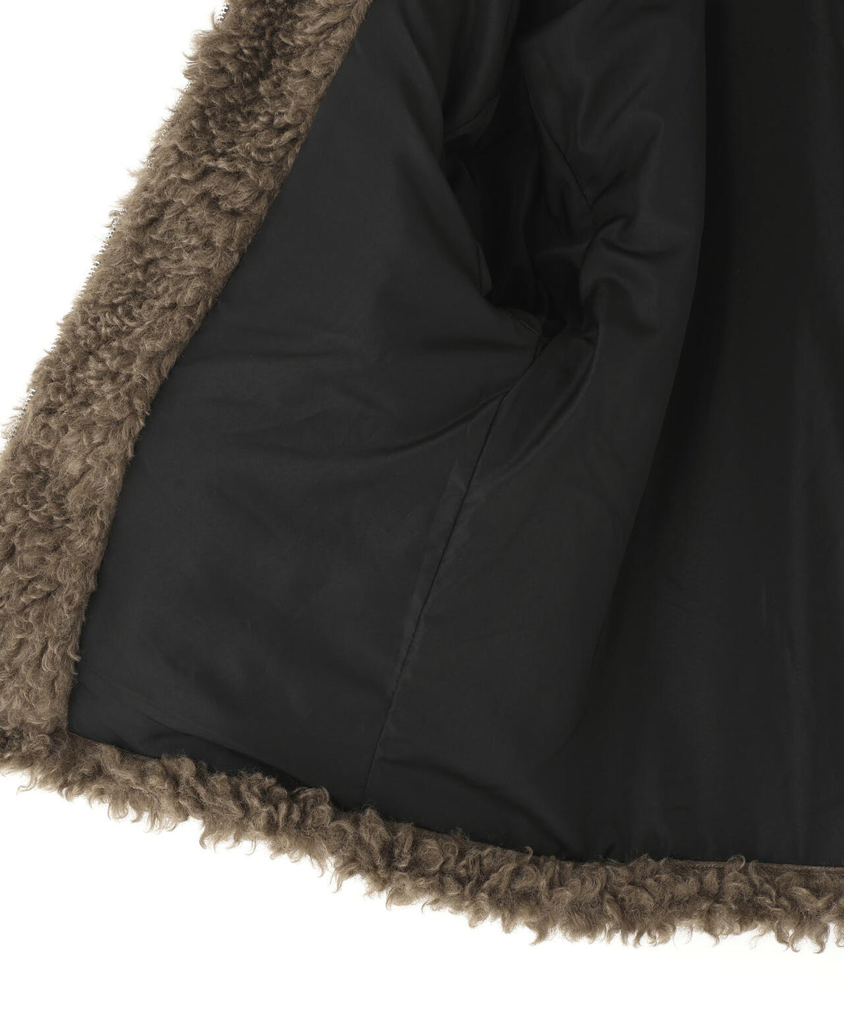 B omnivore/ビーオムニボー BOA COLLAR BLOUSON