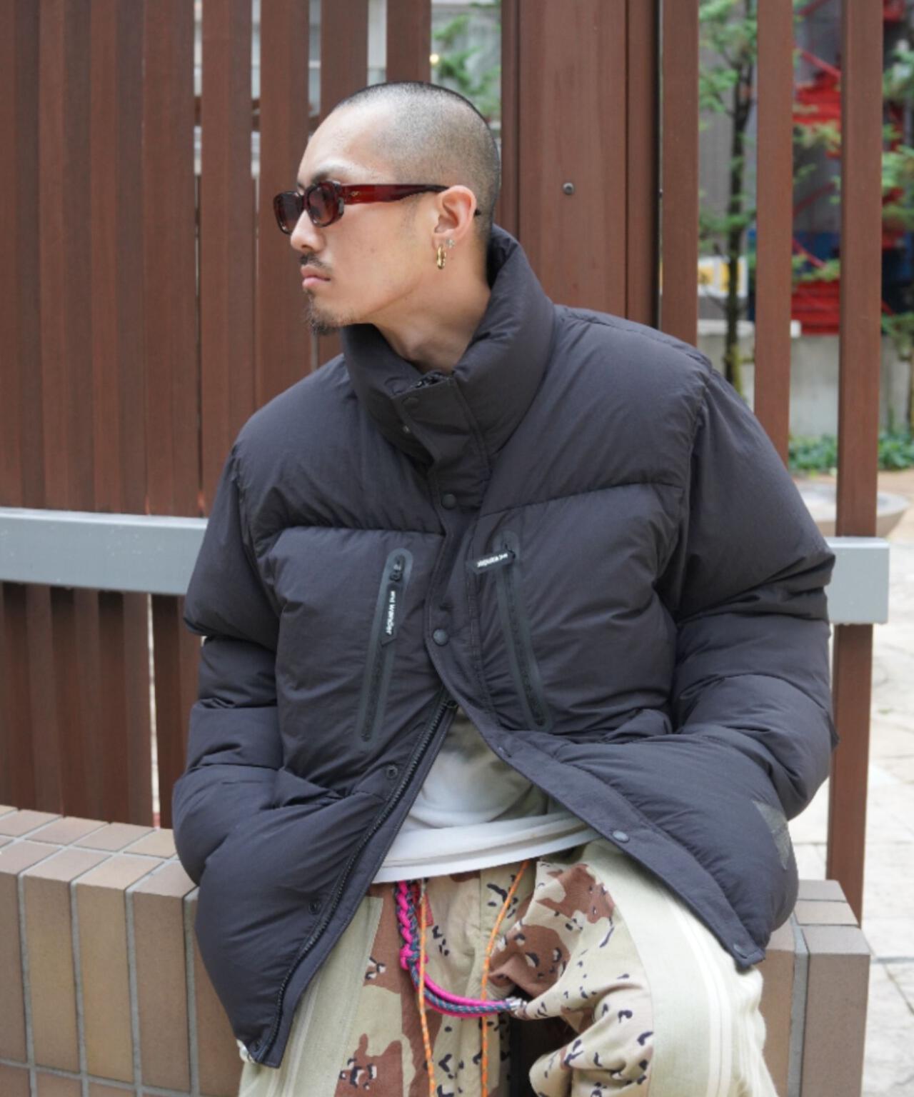 and wander/アンドワンダー puffer down jacket パファーダウン