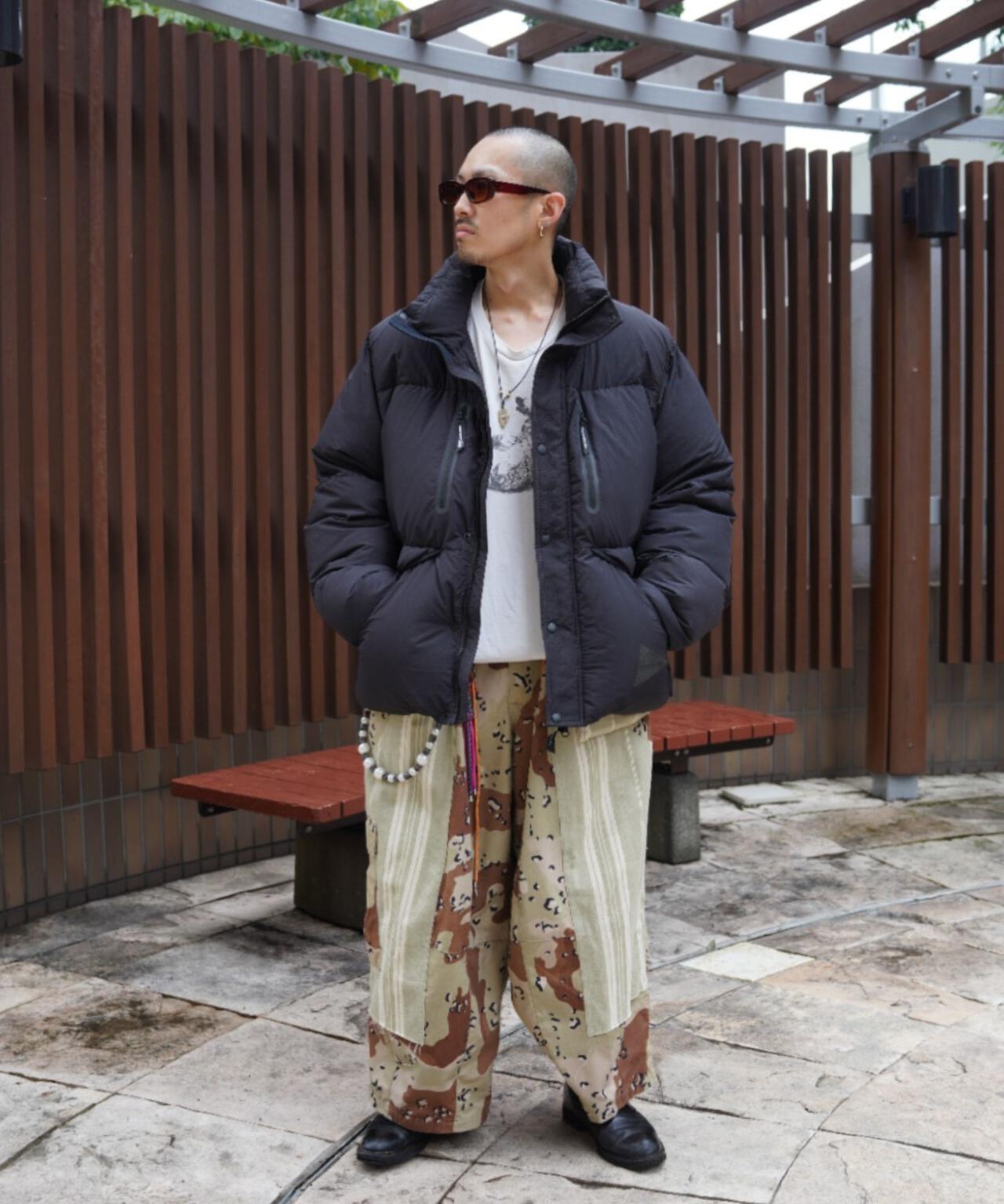 and wander/アンドワンダー puffer down jacket パファーダウン