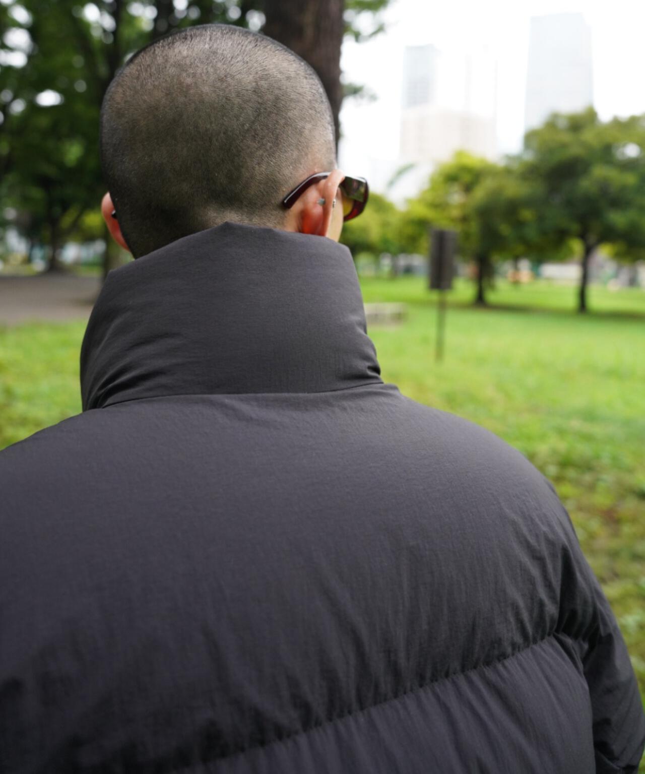 and wander/アンドワンダー　puffer down jacket　パファーダウンジャケット