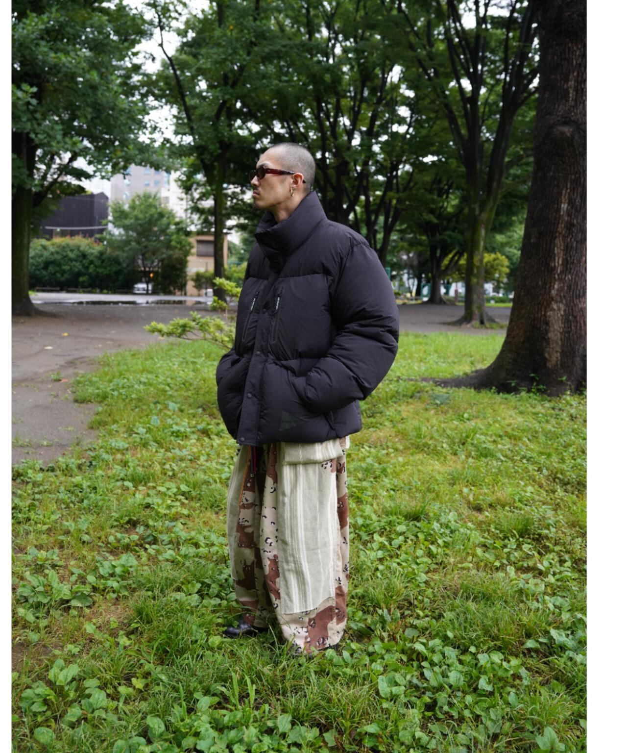 and wander/アンドワンダー puffer down jacket パファーダウン