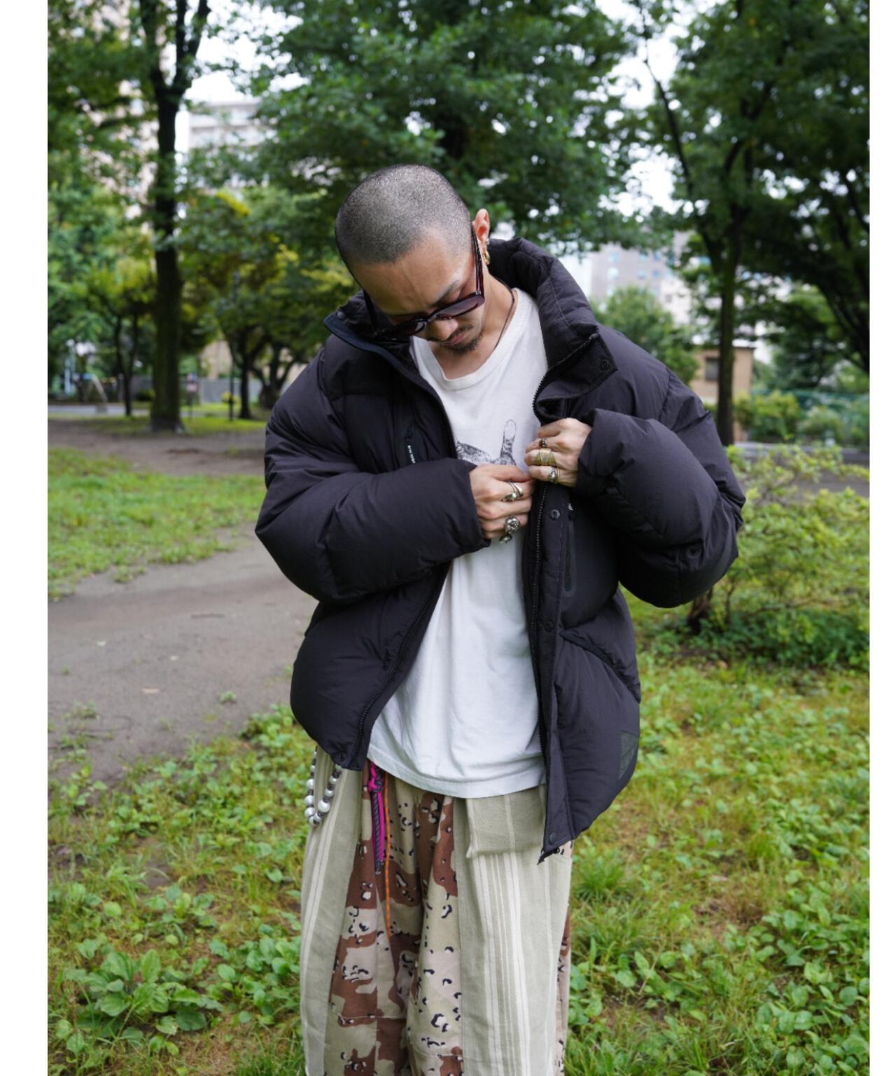 アンドワンダー ダウンジャケット and wander/アンドワンダー puffer down jacket パファーダウン