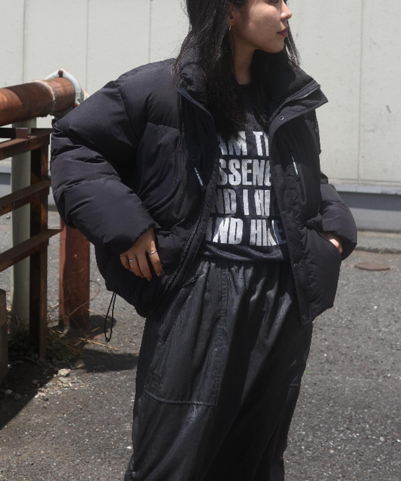 and wander/アンドワンダー　puffer down jacket　パファーダウンジャケット