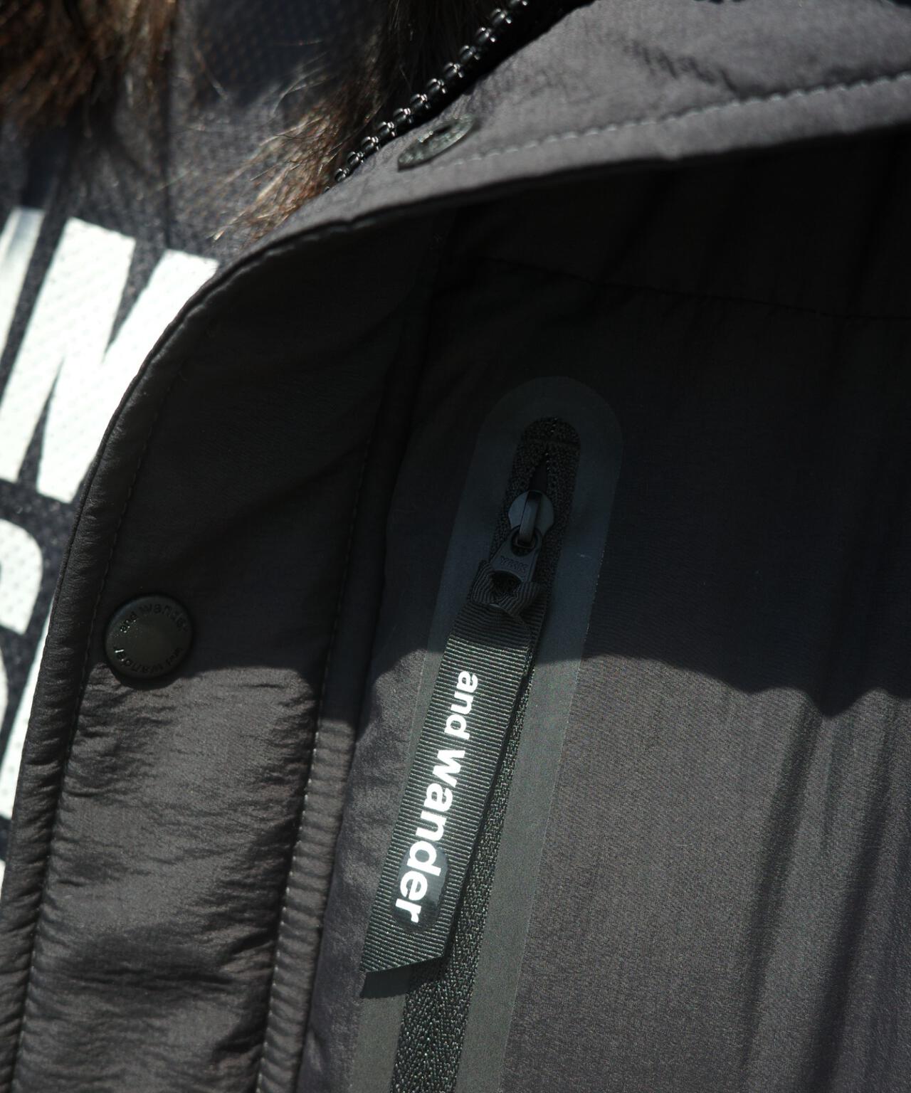 and wander/アンドワンダー　puffer down jacket　パファーダウンジャケット