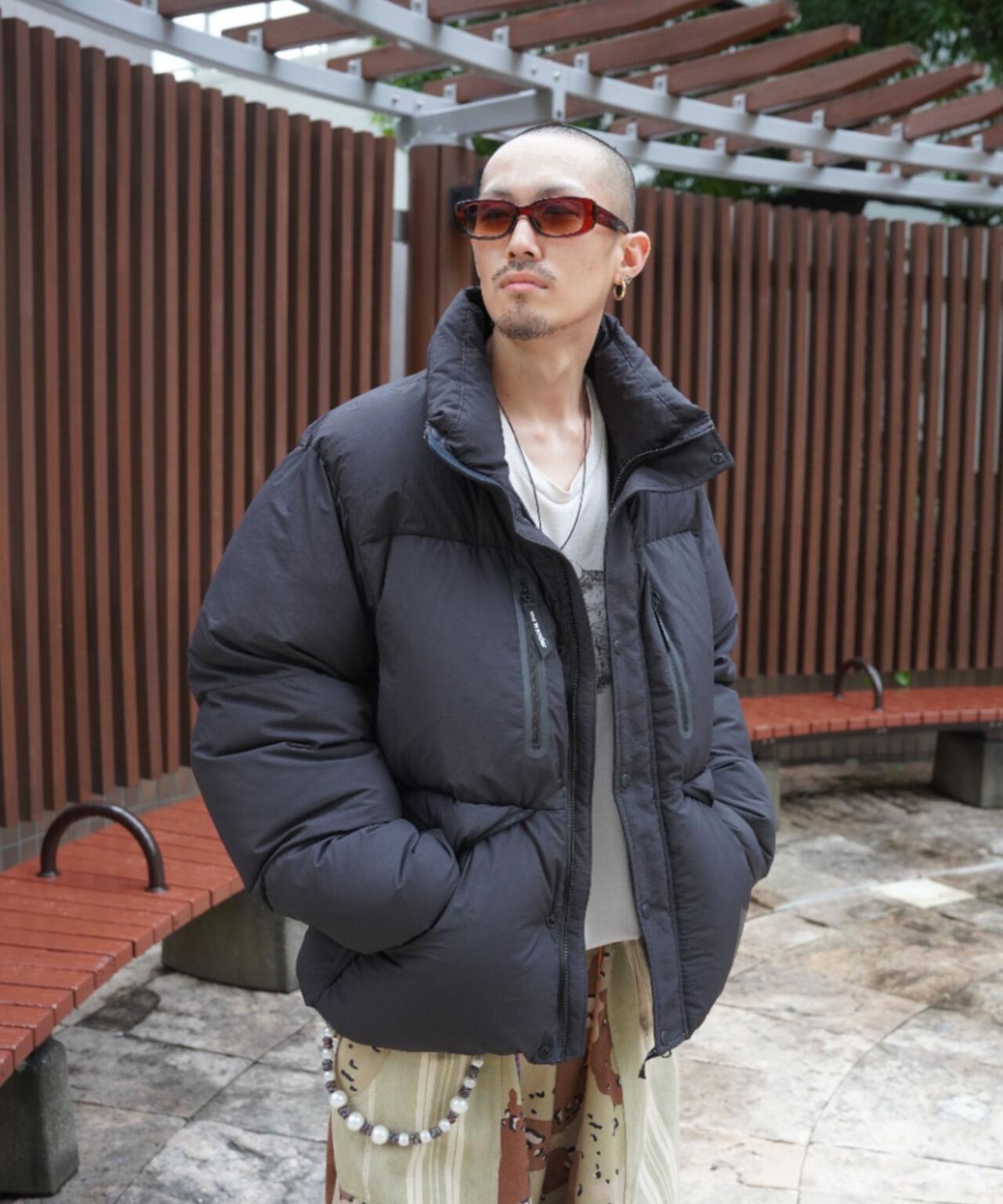 and wander/アンドワンダー puffer down jacket パファーダウン