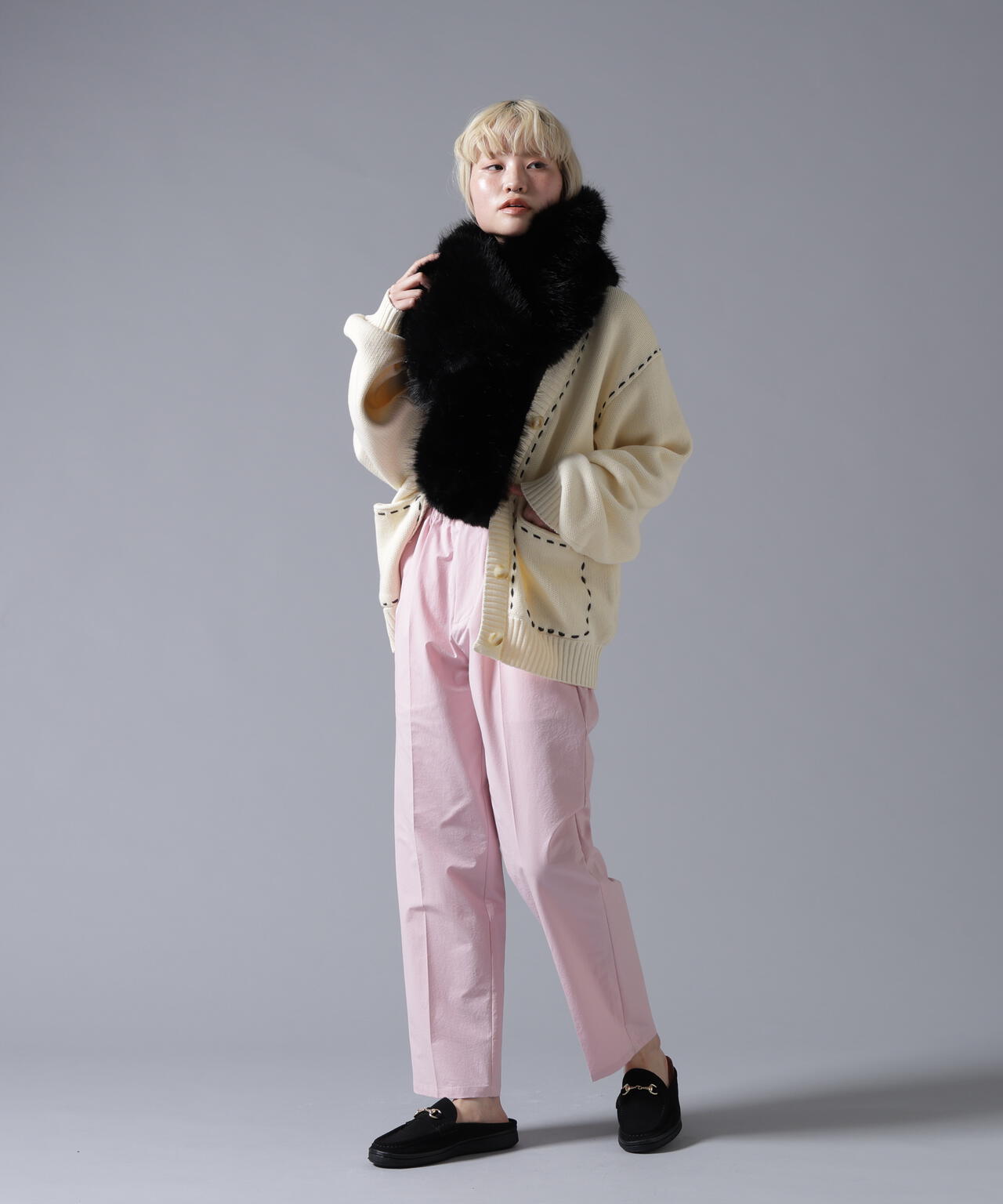 B omnivore/ビーオムニボー  ECOFUR MUFFLER