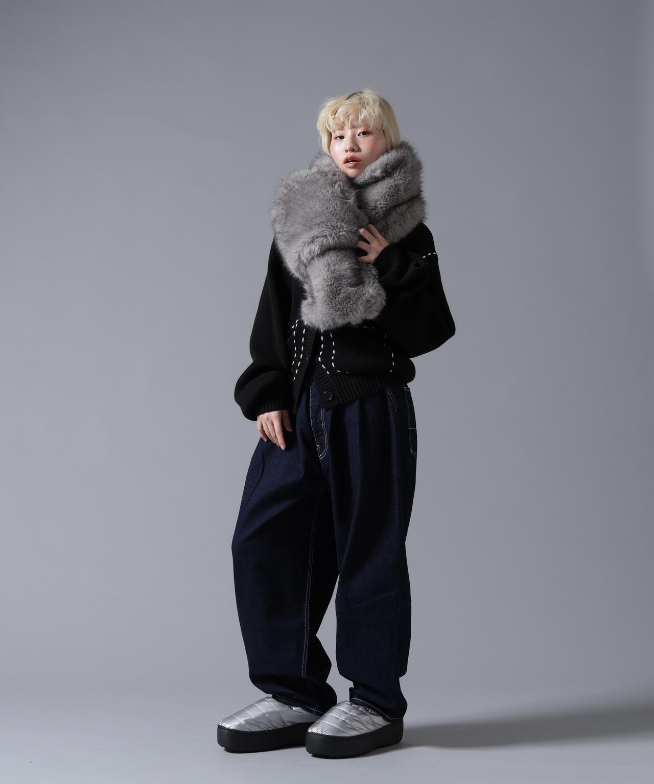 B omnivore/ビーオムニボー  ECOFUR MUFFLER
