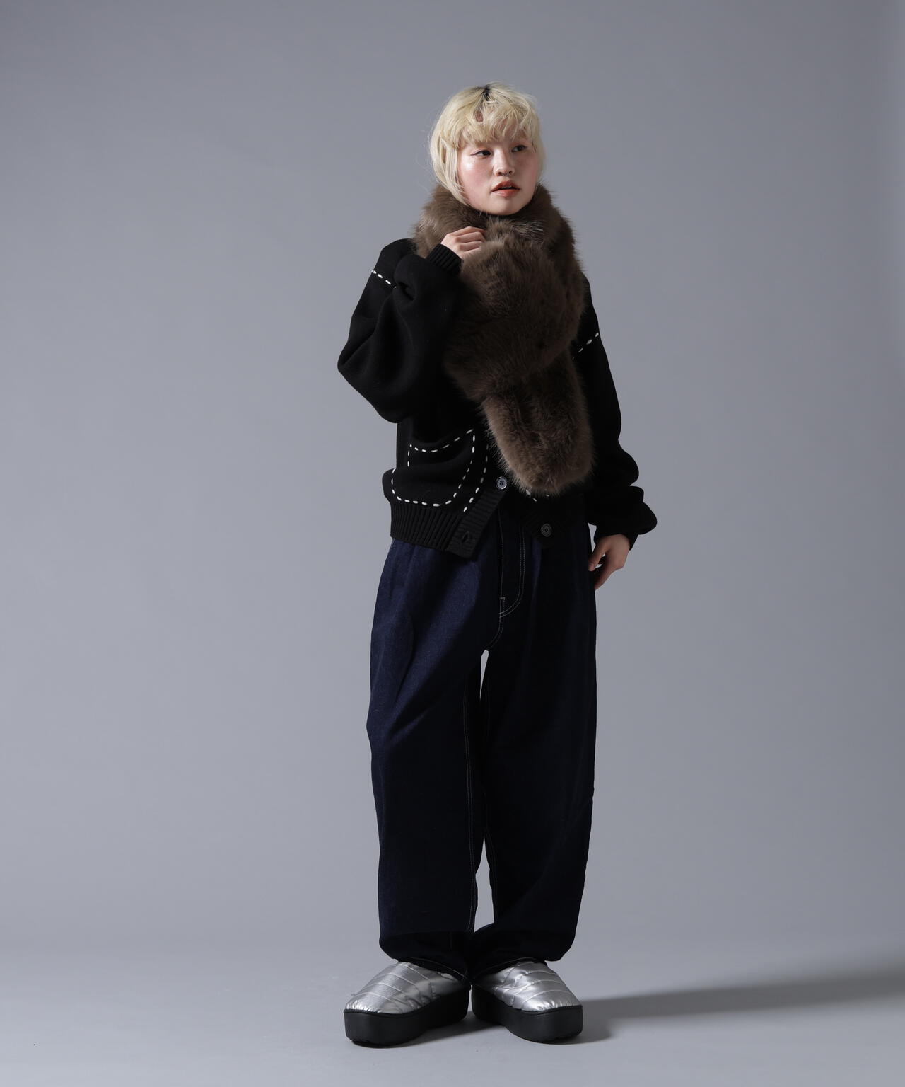 B omnivore/ビーオムニボー  ECOFUR MUFFLER