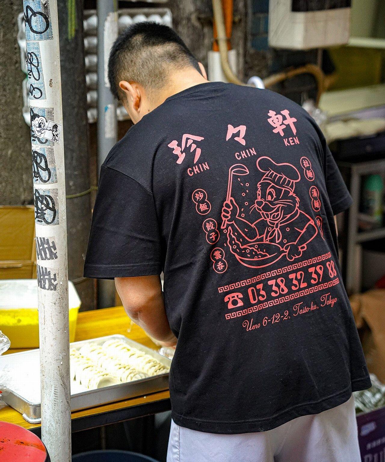 珍々軒×BEAVER　BEAVER別注 珍々軒コラボTシャツ