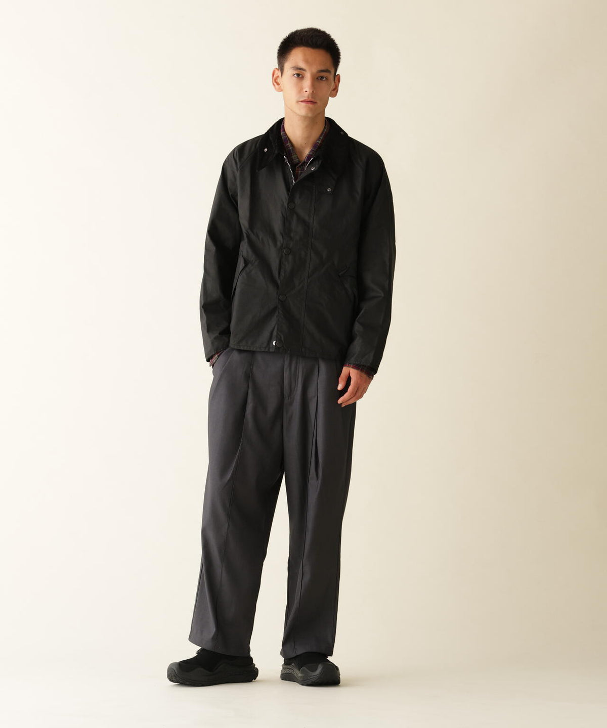 Barbour/バブアー　TRANSPORT WAX JACKET OS トランスポートワックスジャケットオーバーサイズフィット