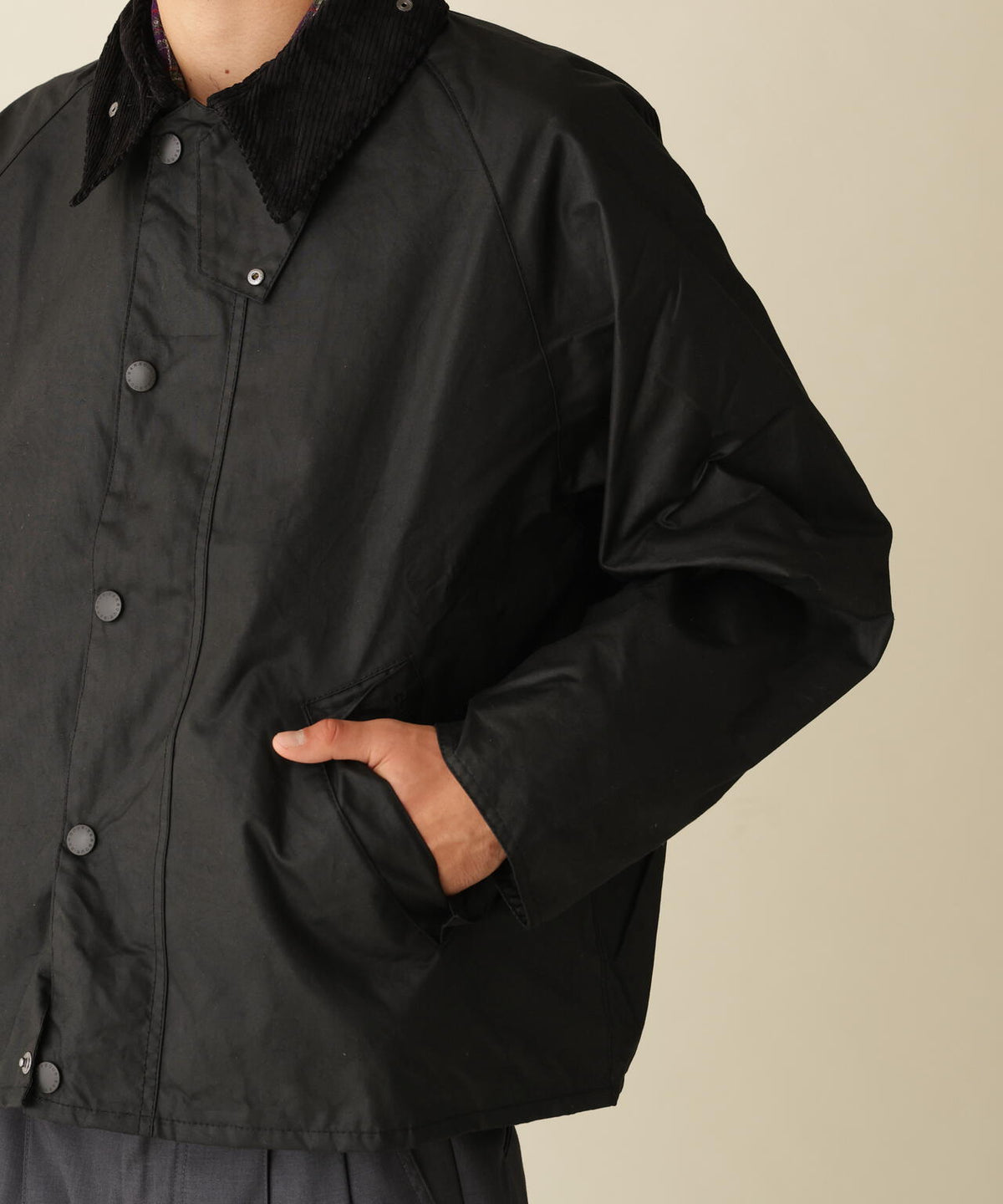 Barbour/バブアー　TRANSPORT WAX JACKET OS トランスポートワックスジャケットオーバーサイズフィット