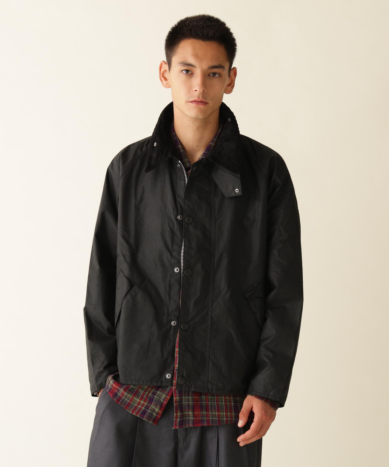 Barbour/バブアー TRANSPORT WAX JACKET OS トランスポートワックス
