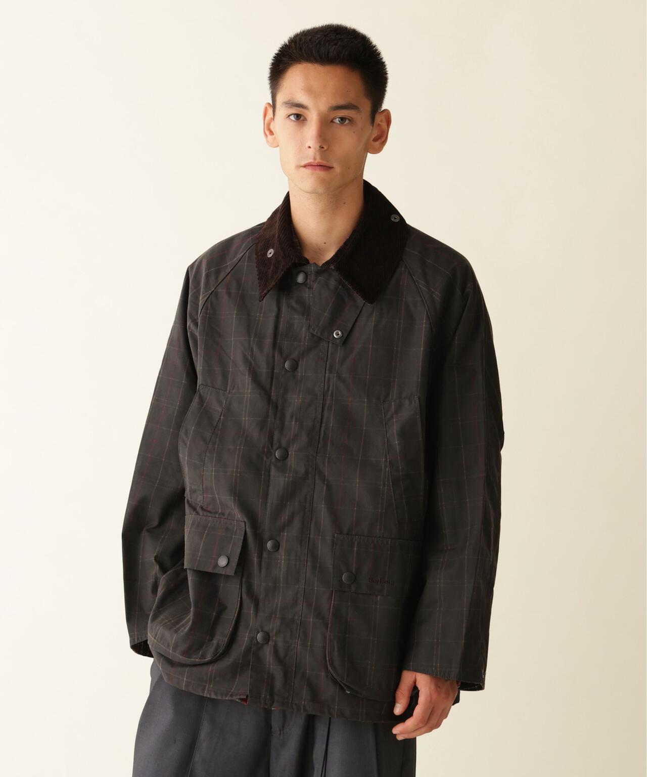 Barbour バブアー ワックスジャケット 42 英国製 タータンチェック Barbour/バブアー TARTAN OS BEDALE WAX JACKET タータンオーバー