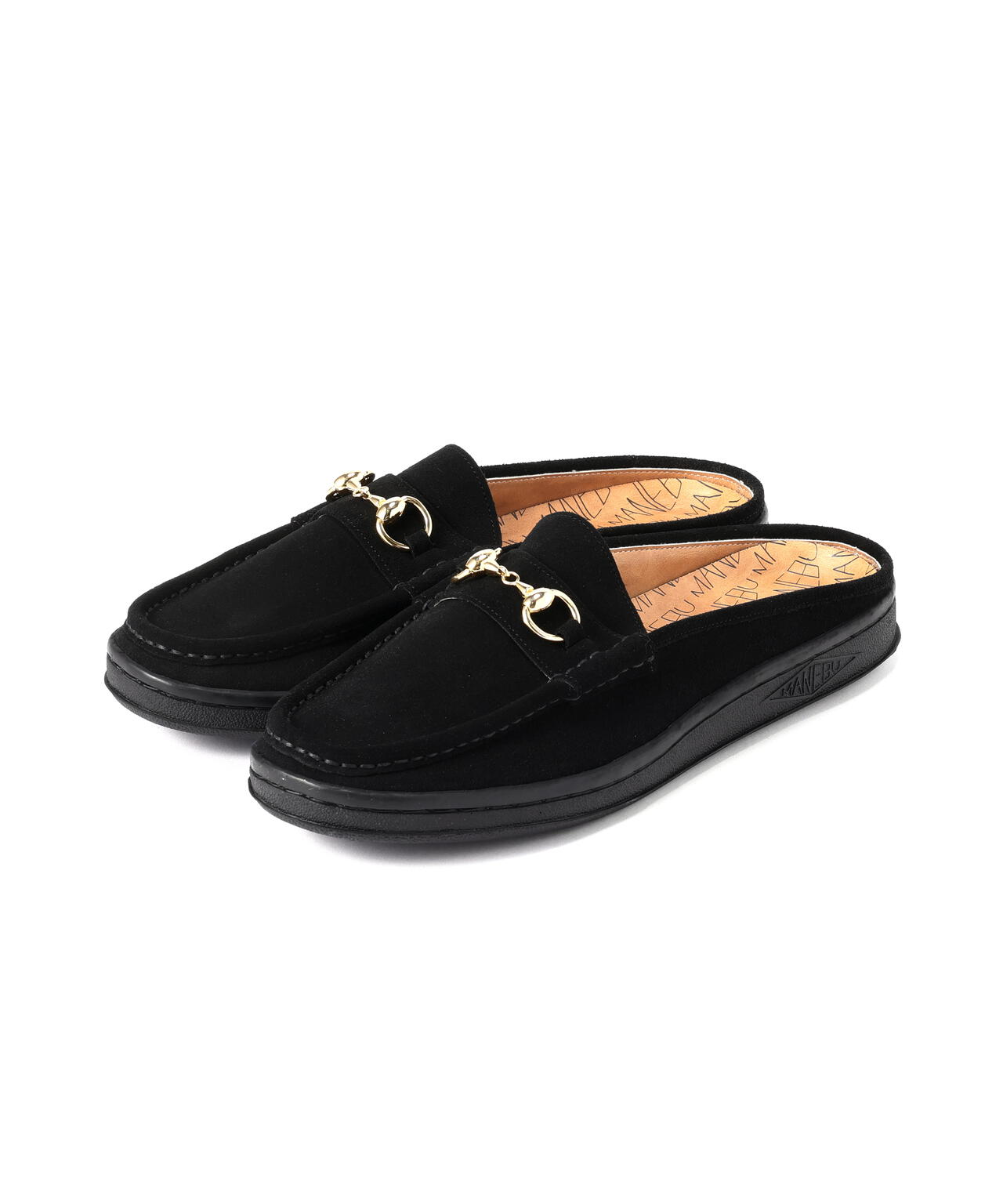 MANEBU/マネブ BITCH SLIPPER SUEDE ビットローファースリッパ