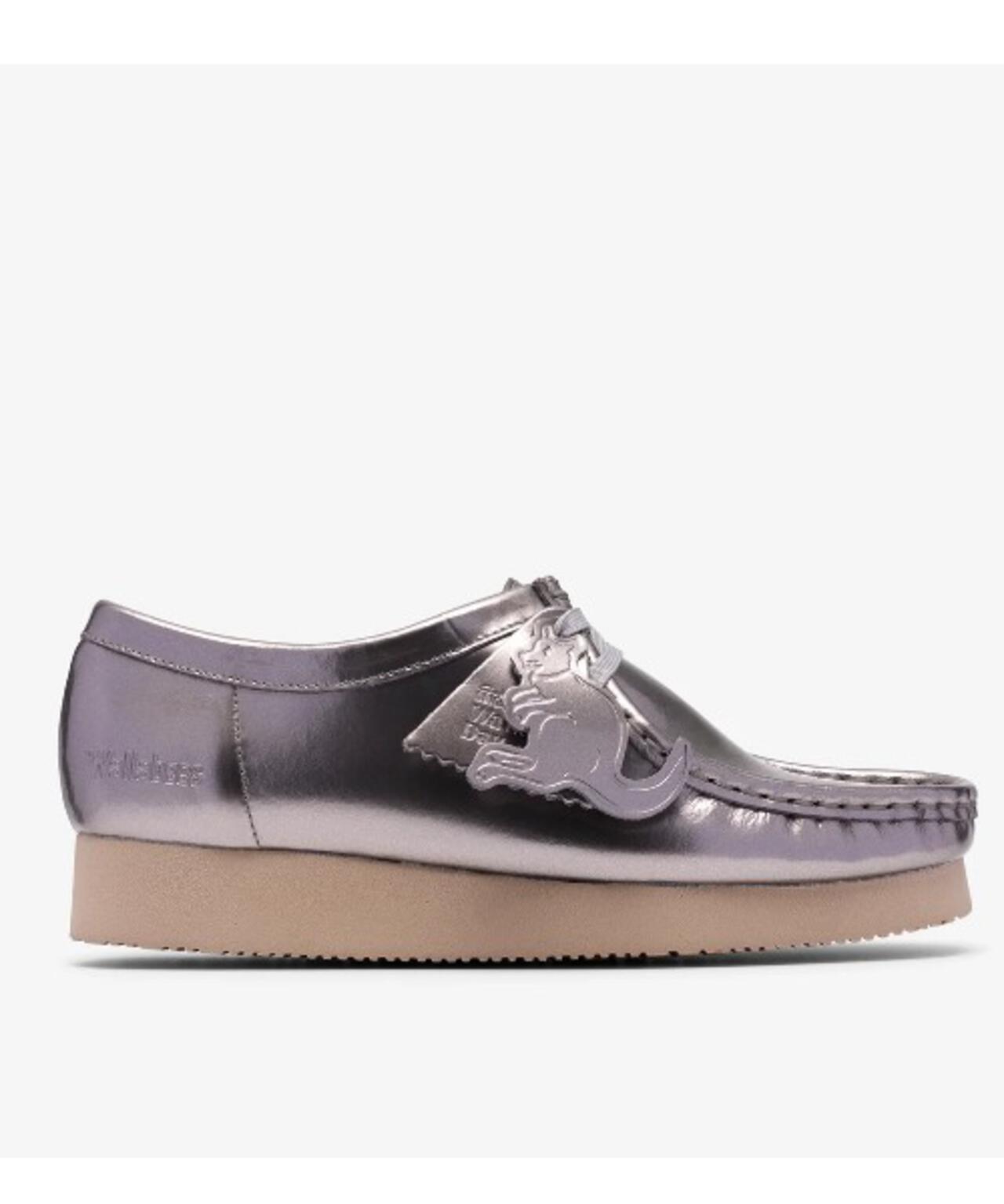 CLARKS/クラークス　Wallabee. 2604 レディースワラビー2604 （シルバーパテント）