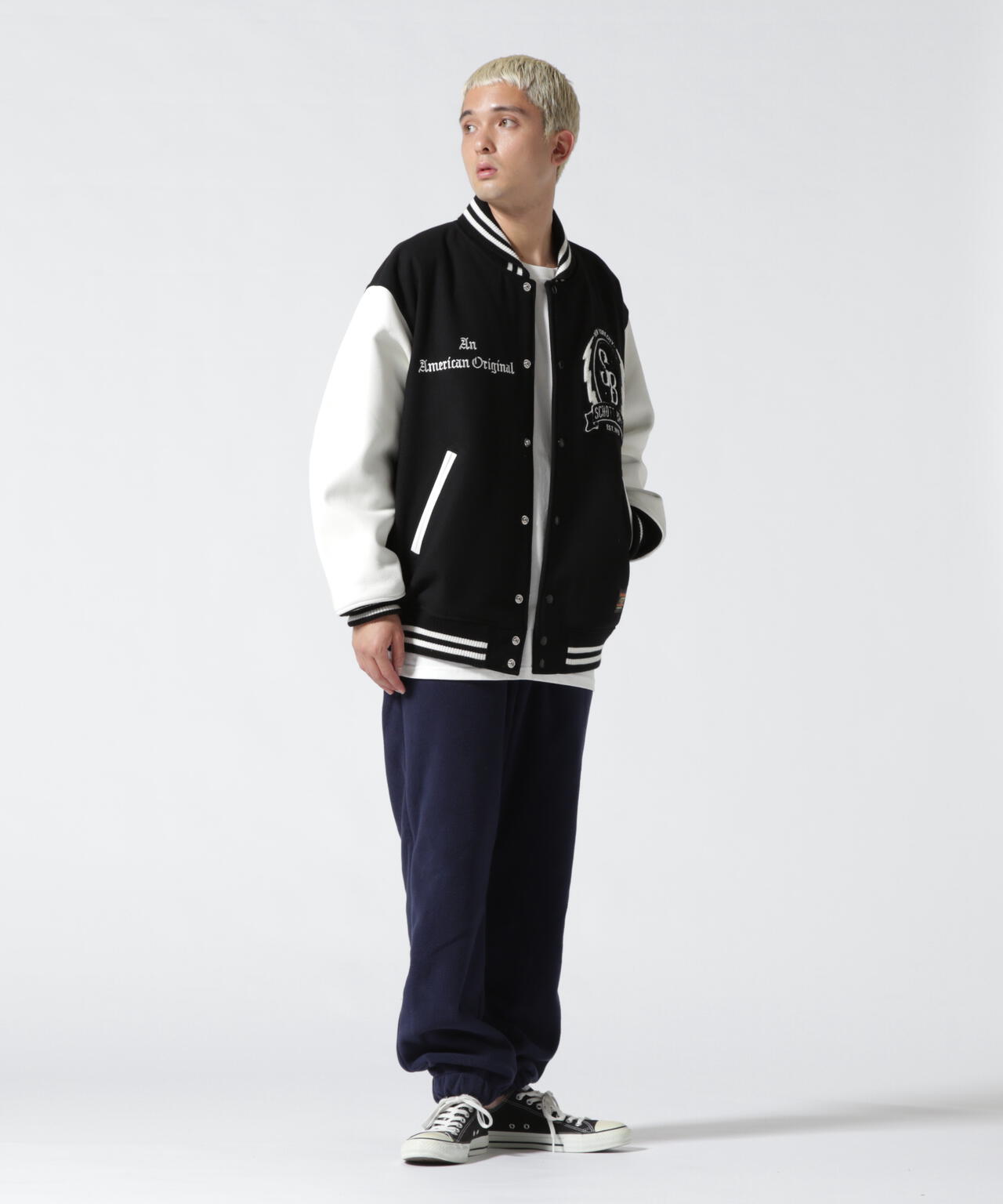 MELTON STADIUM JACKET/メルトンスタジアム ジャケット