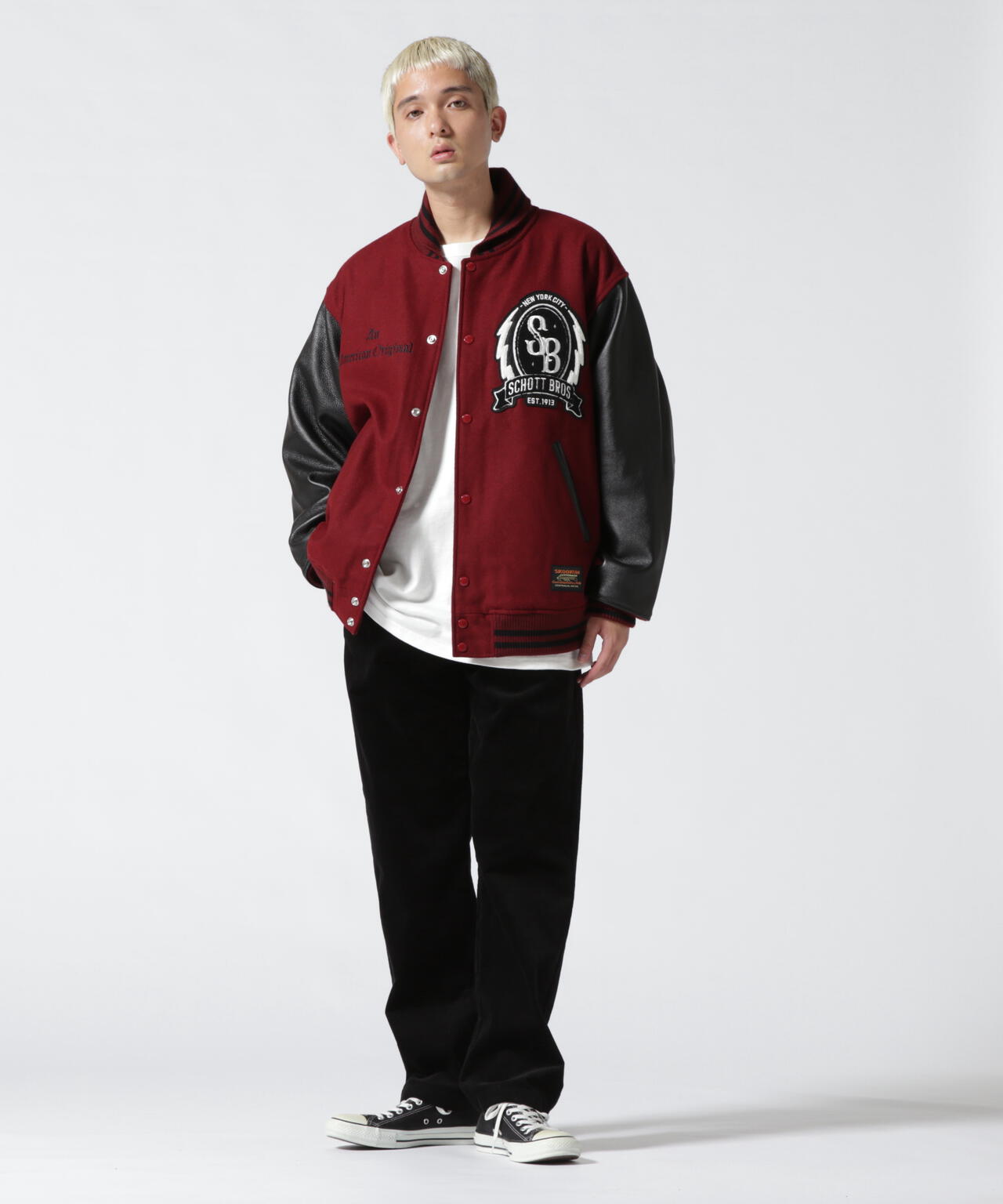 MELTON STADIUM JACKET/メルトンスタジアム ジャケット