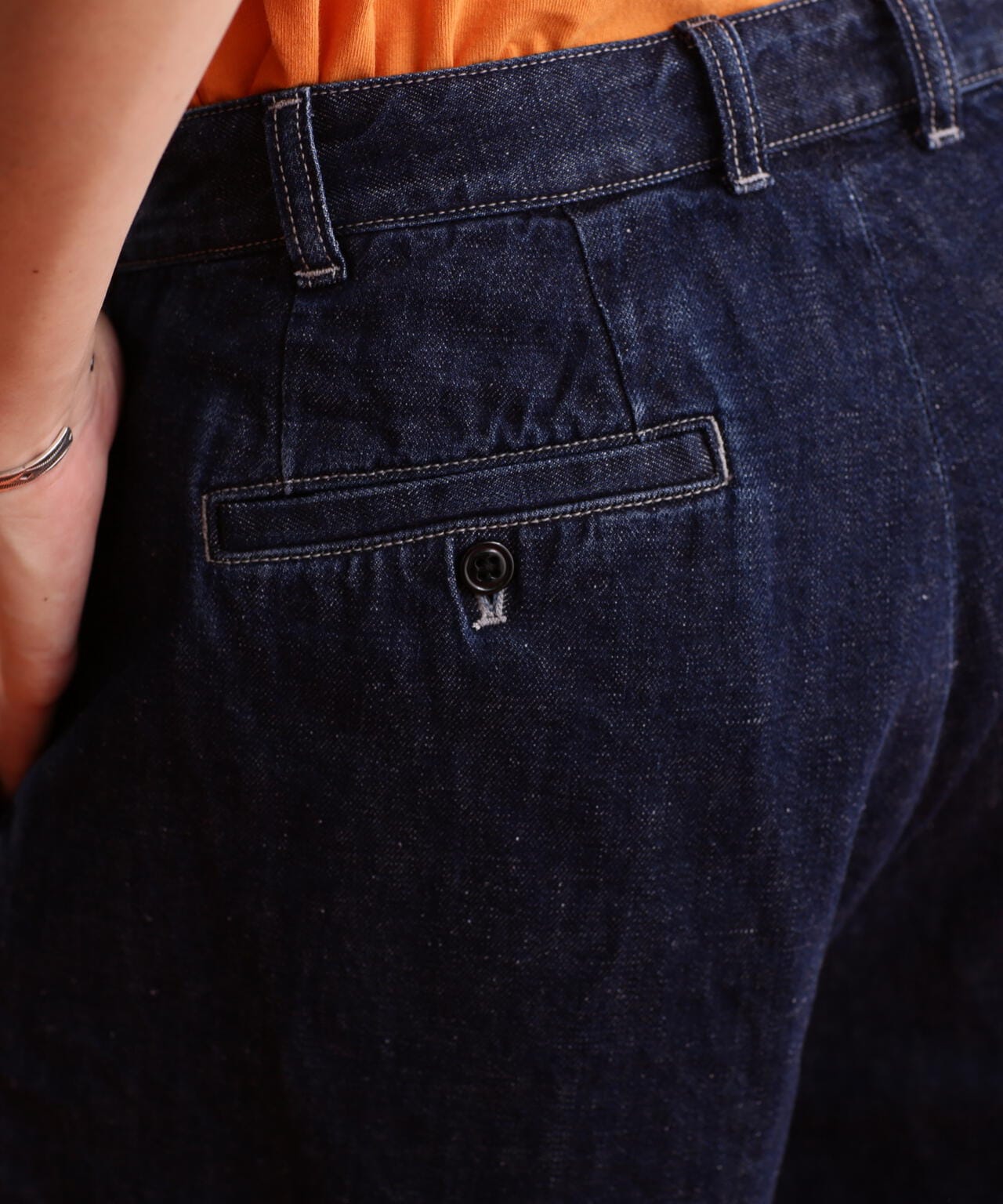 NEP DENIM 2TUCK SHORTS/ネップデニム 2タックショーツ | Schott