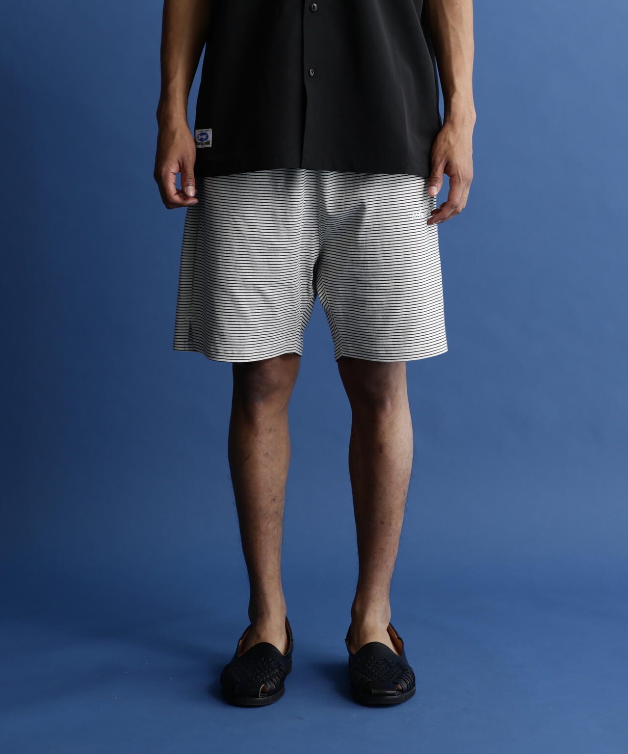 WEB LIMITED】CUTSEW SHORTS BLIND STRIPE/カットソー ショーツ
