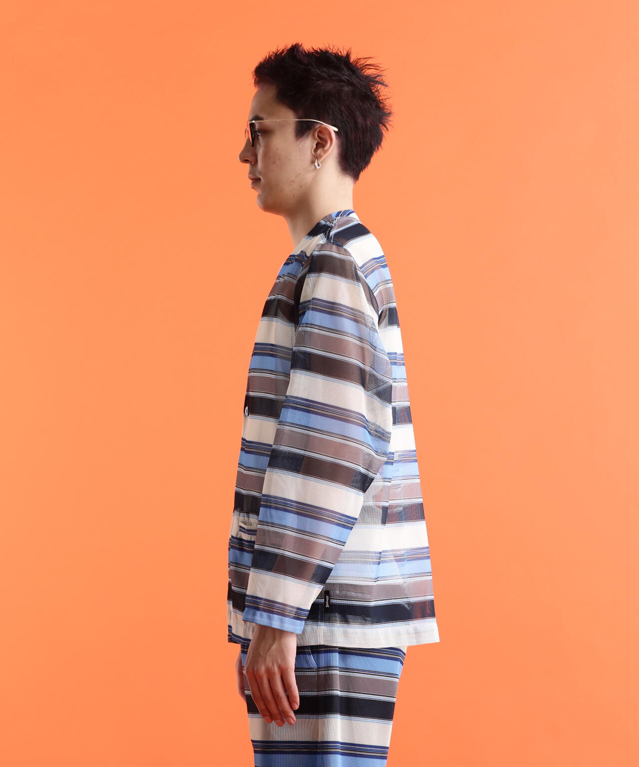 PATTERNED MESH CARDIGAN/パターンメッシュ カーディガン | Schott
