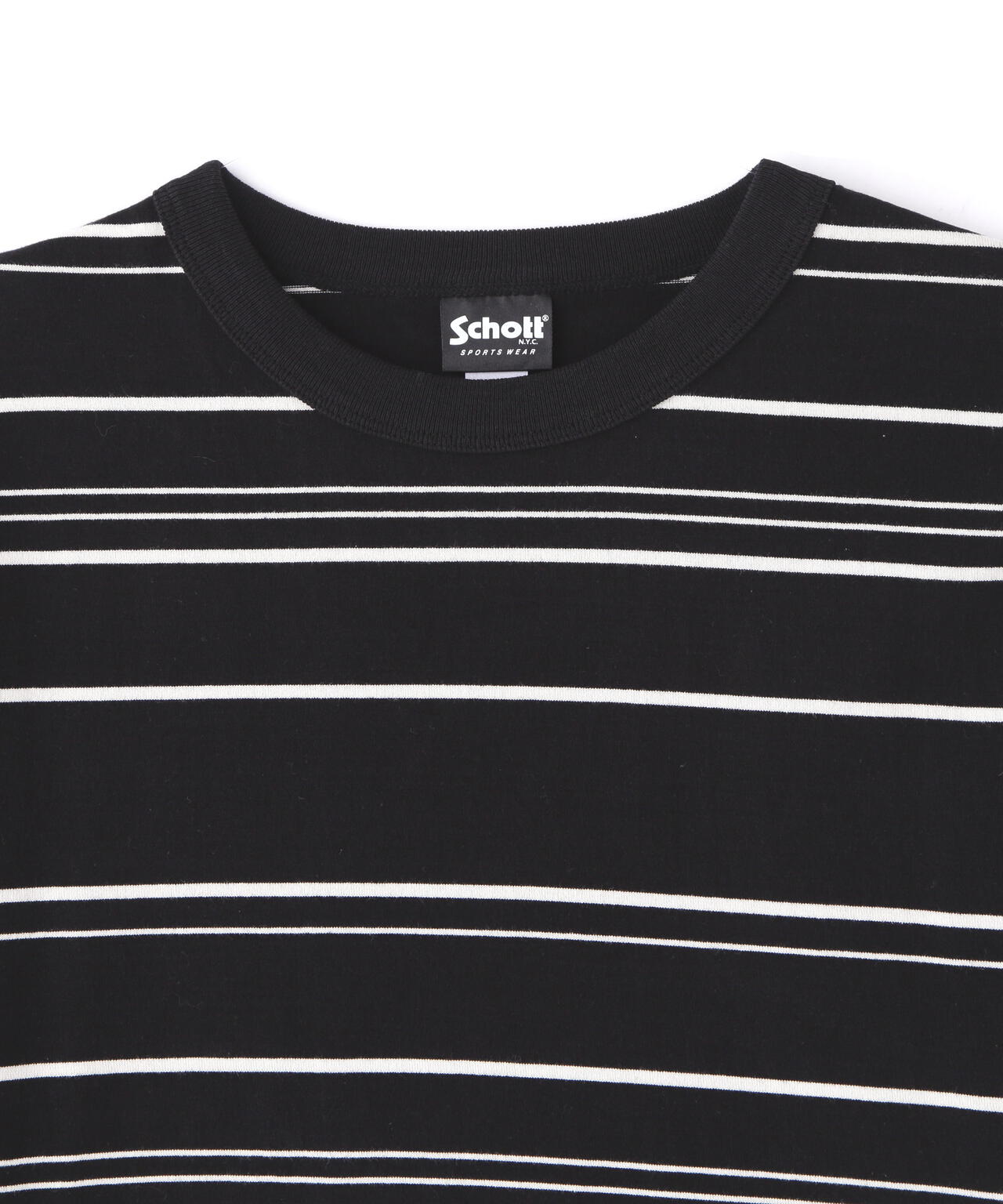 RANDOM BORDER SS T-SHIRT/ランダムボーダー Tシャツ | Schott