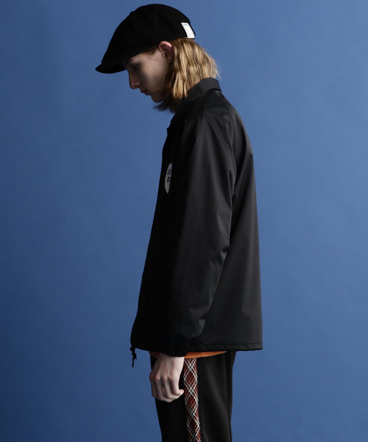 Schott Bros. & Co.ブラックナイロンジャケット　コーチジャケット COACH JACKET 