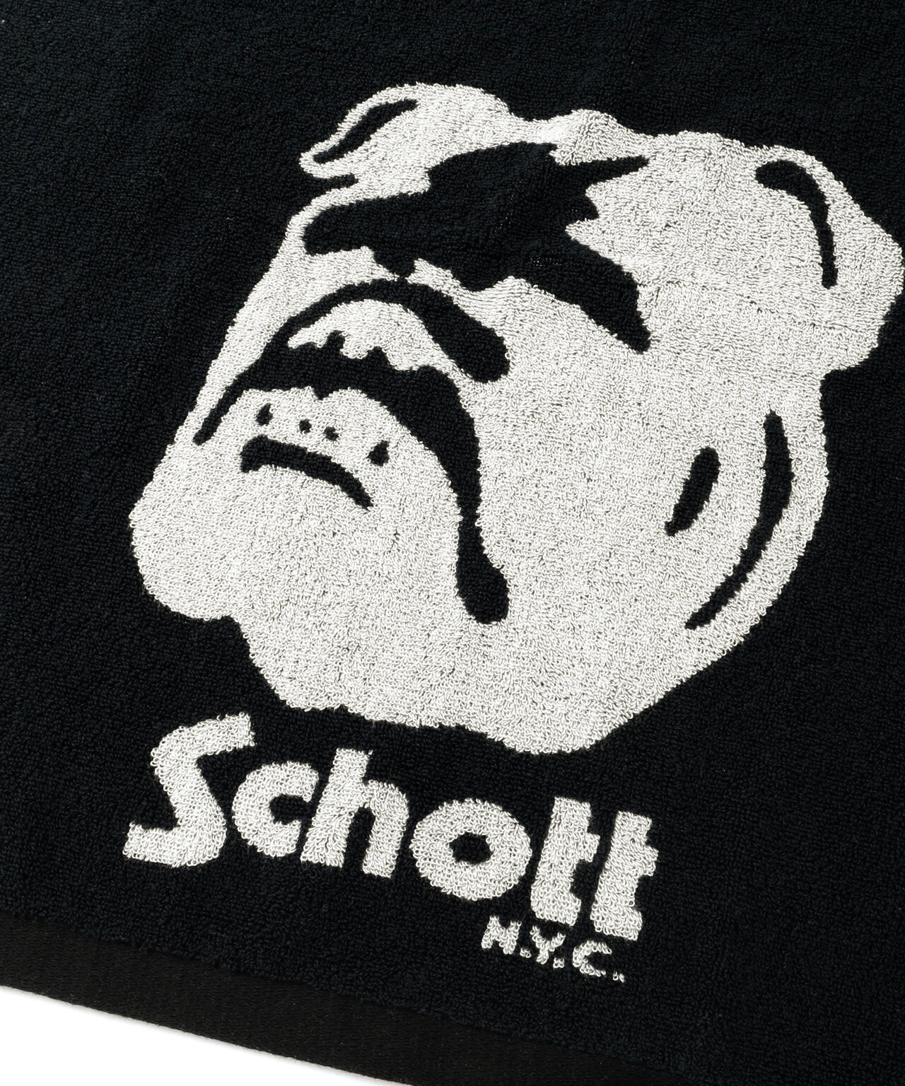 BULLDOG BATH TOWEL/ブルドッグバスタオル | Schott（ショット
