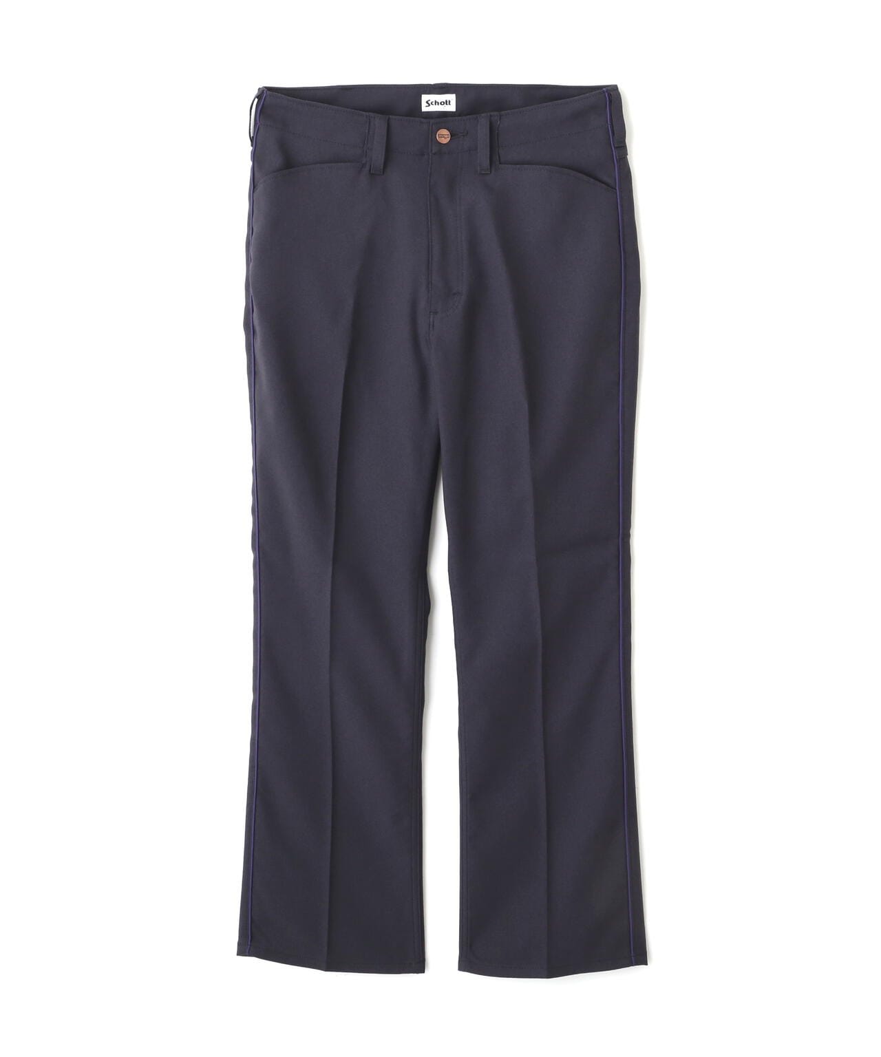 【美品】Schott ショット Wrangler ブラック スラックス L schott（ショット）の「Schott/ショット/×WRANGLER/×ラングラー