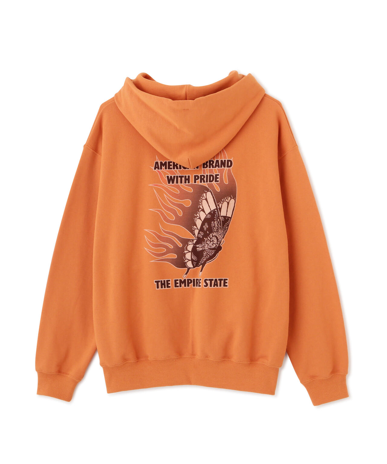 ショット（Schott）/HOODED SWEAT FIRE BUTTERFLY／ファイアーバタフライ パーカー HOODED SWEAT FIRE BUTTERFLY/ファイアーバタフライ パーカー | Schott