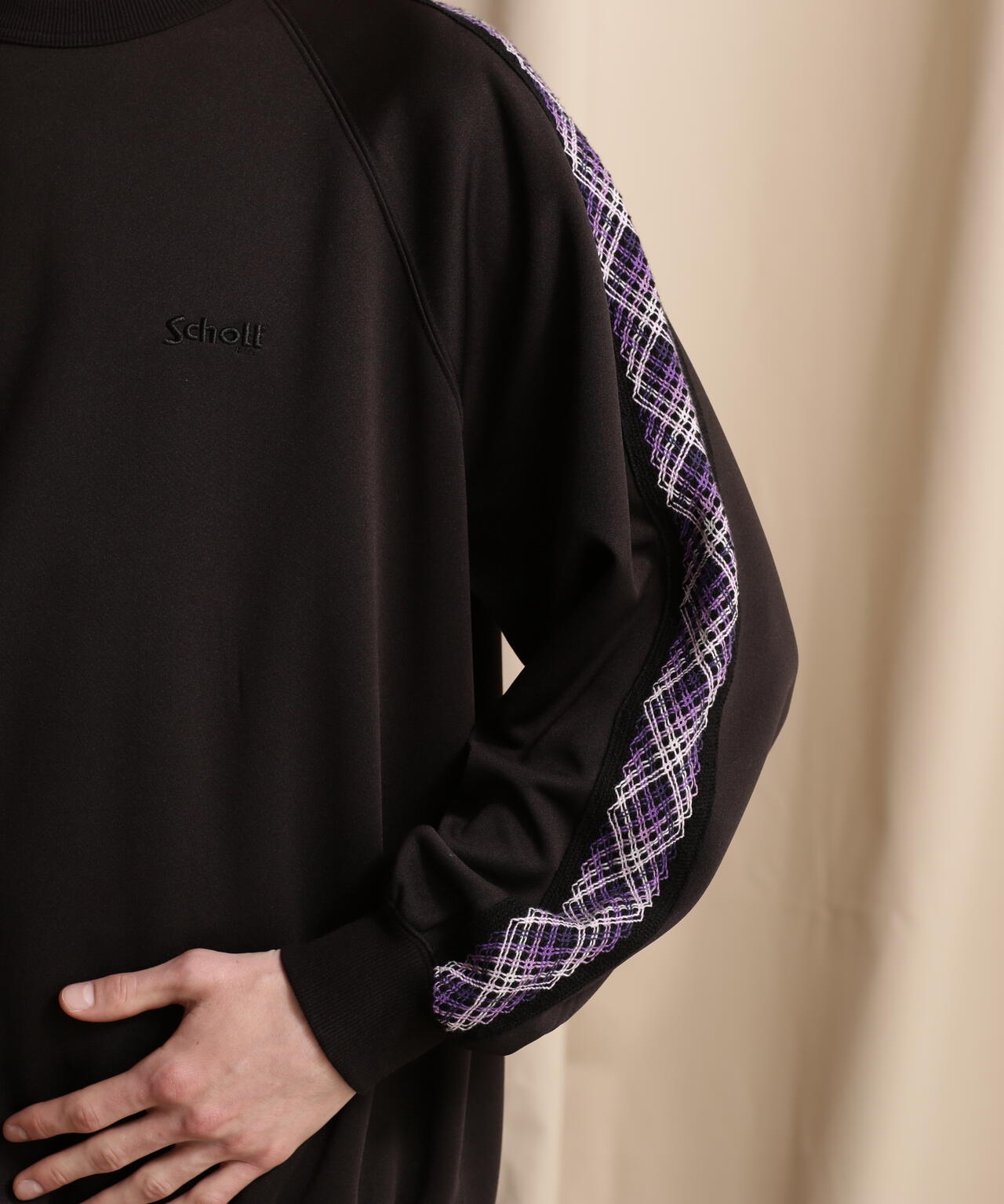 TAPING JERSEY CREW SWEAT/テーピング ジャージ クルースウェット