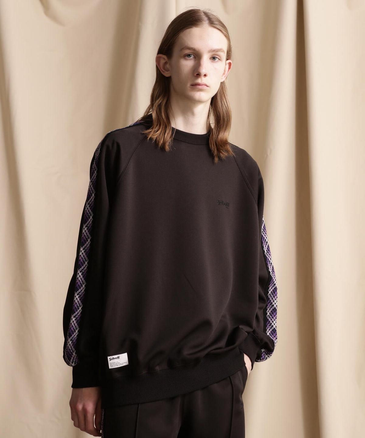 TAPING JERSEY CREW SWEAT/テーピング ジャージ クルースウェット 