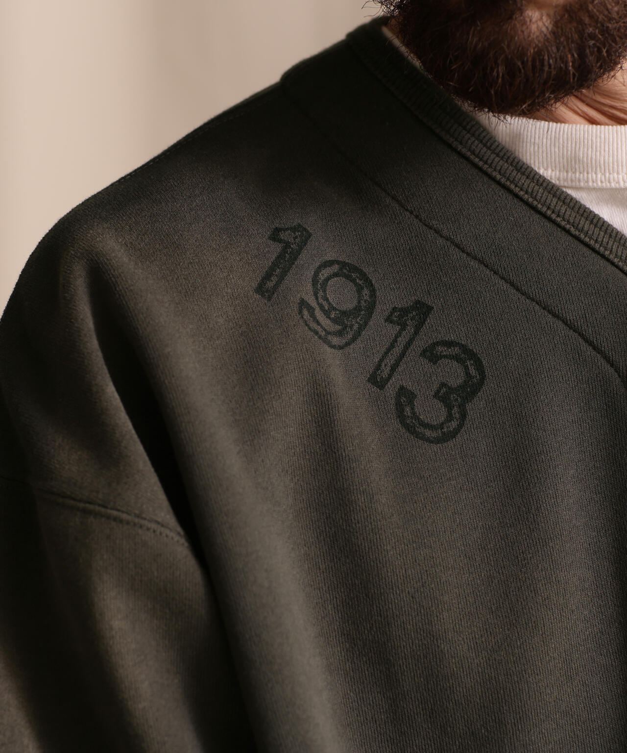 WEB LIMITED/STENCIL SWEAT CARDIGAN/ステンシル スウェット