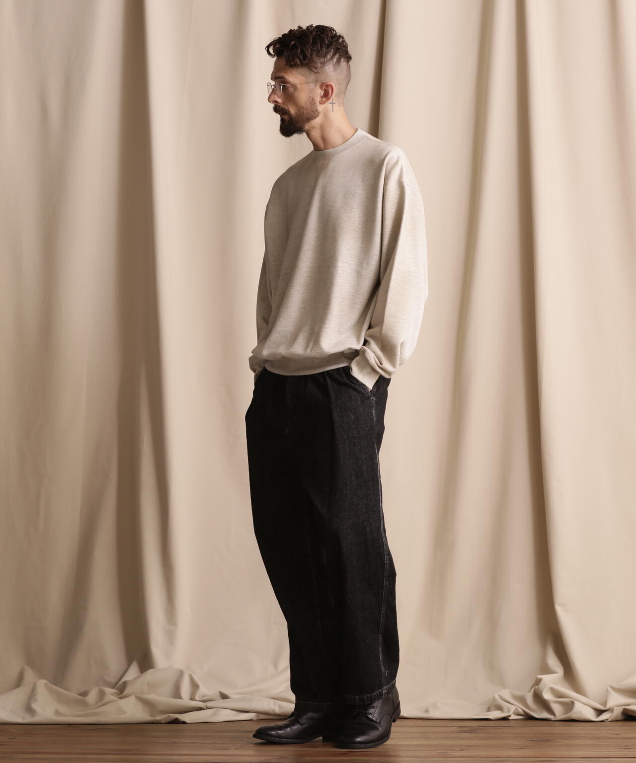 WEB LIMITED/BLANK FADE SWEAT/ブランクフェード スウェット