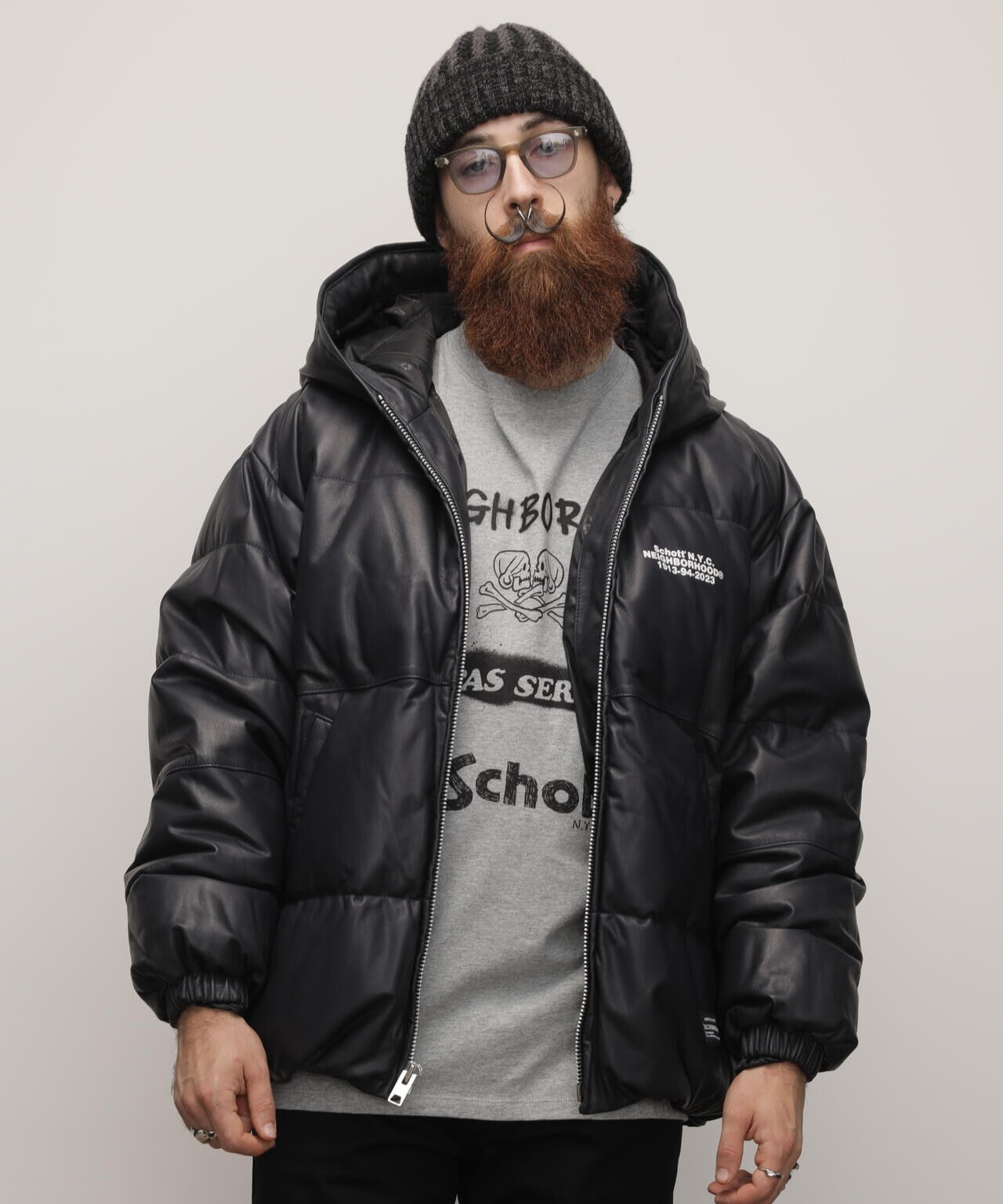 Schott NH/LEATHER HOODED JACKET | Schott（ショット） ｜【公式