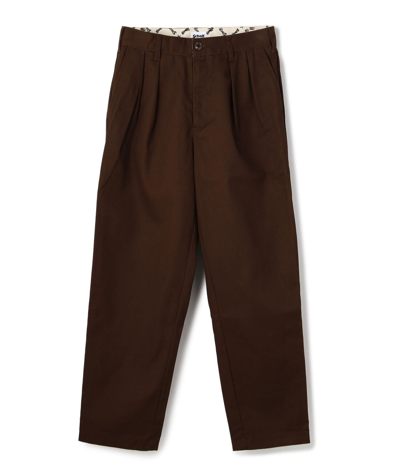 TC DOUBLE PLEATED WIDE PANTS/2タック パンツ | Schott（ショット