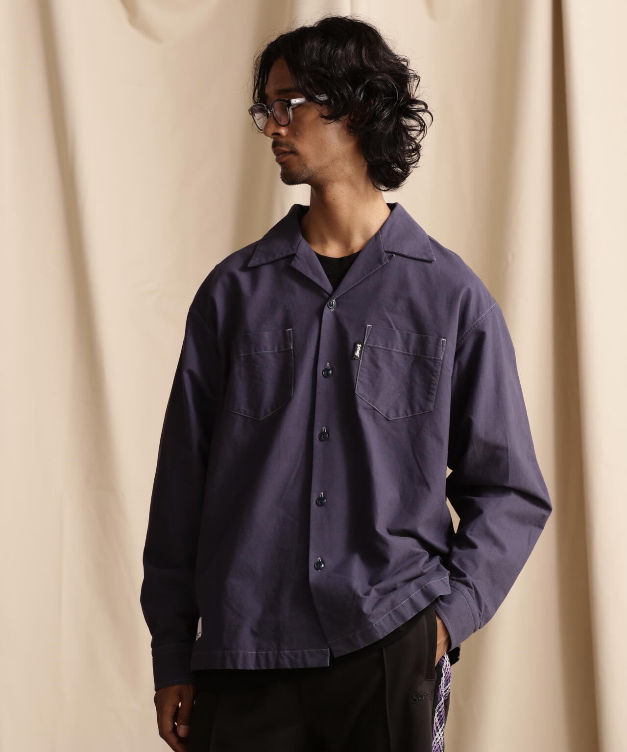 美品】ショット 長袖シャツ LS FLANNEL SHIRT PLAIN 2XL LS FLANNEL